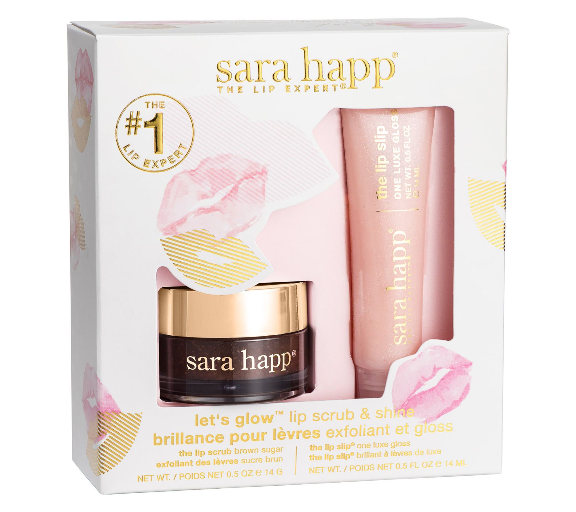 Sara Happ Let's Glow Lip Scrub & Shine Kit