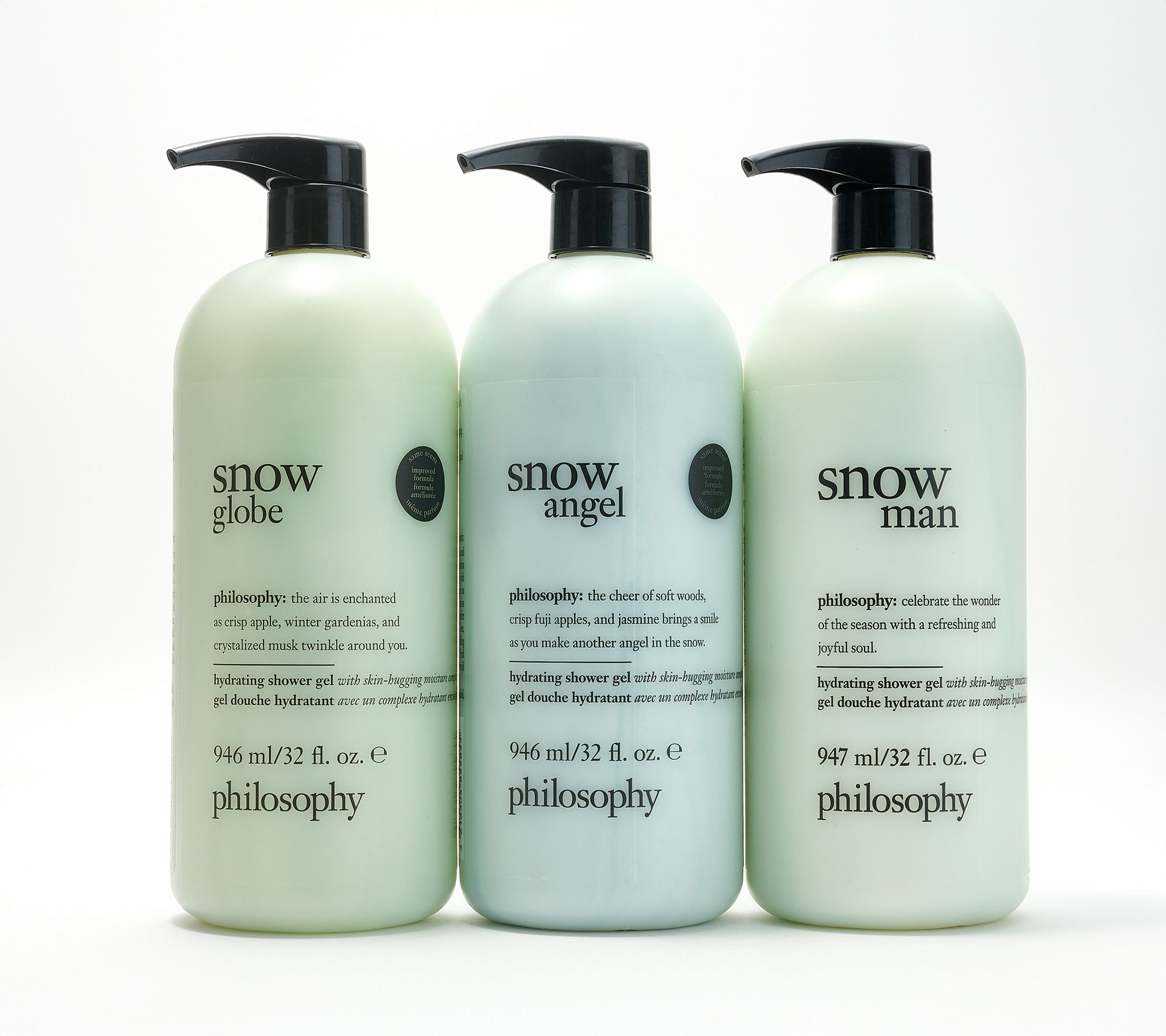 philosophy supersize holiday snow favorites 3pc shower gel 32oz