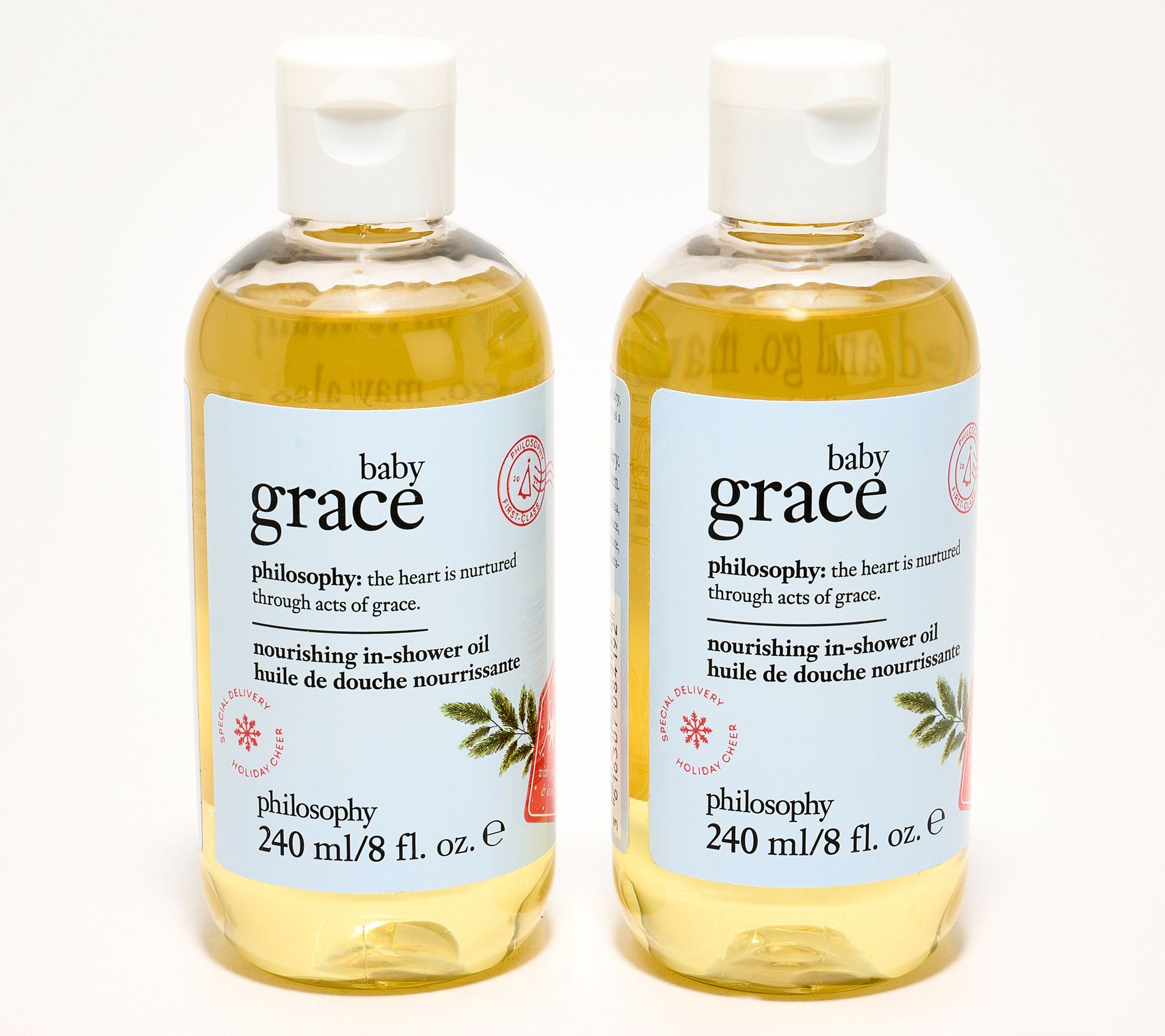 philosophy grace & love in shower oil 8oz duo