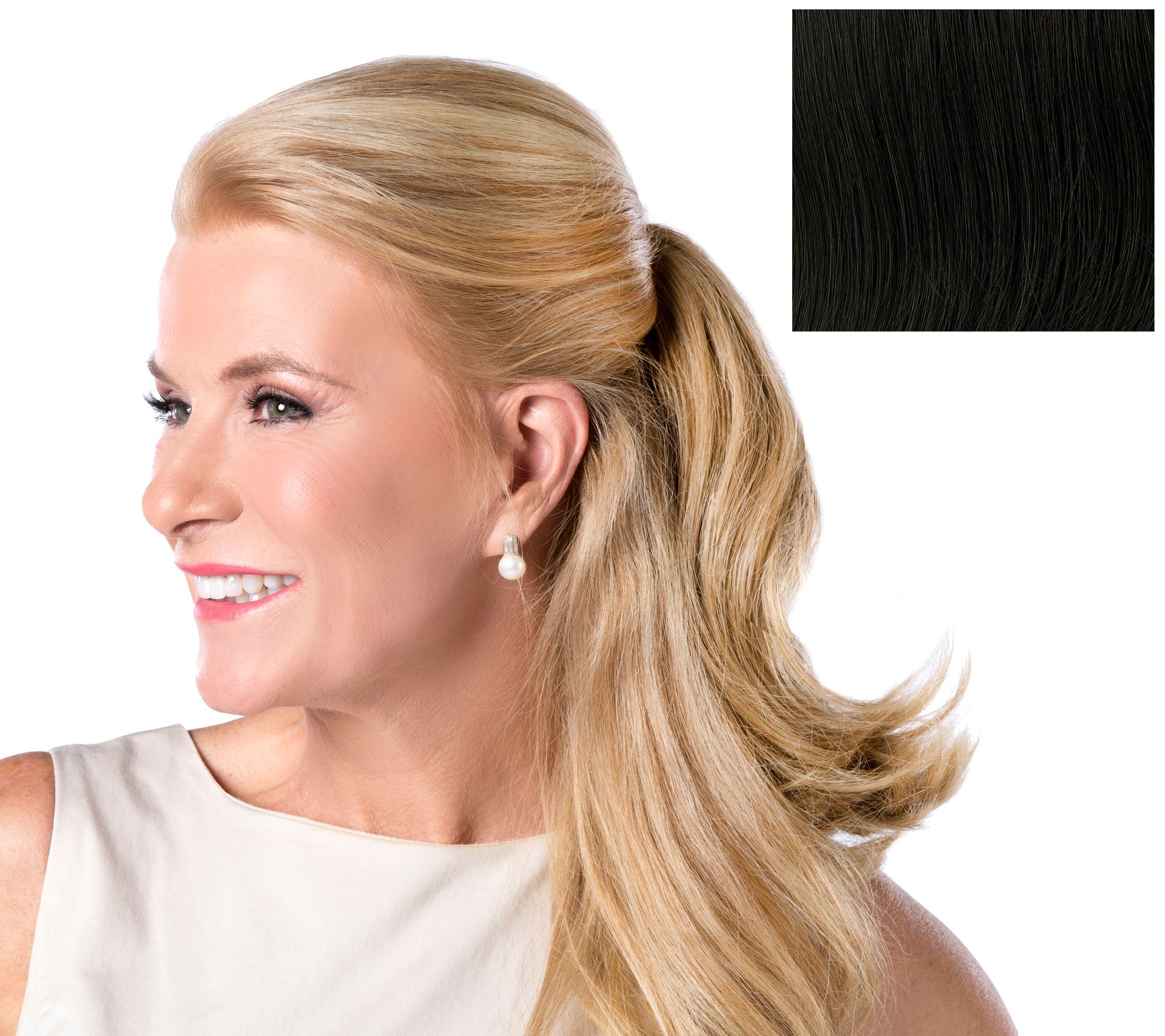 Toni Brattin Twin Clip Fun Flip Hairpiece