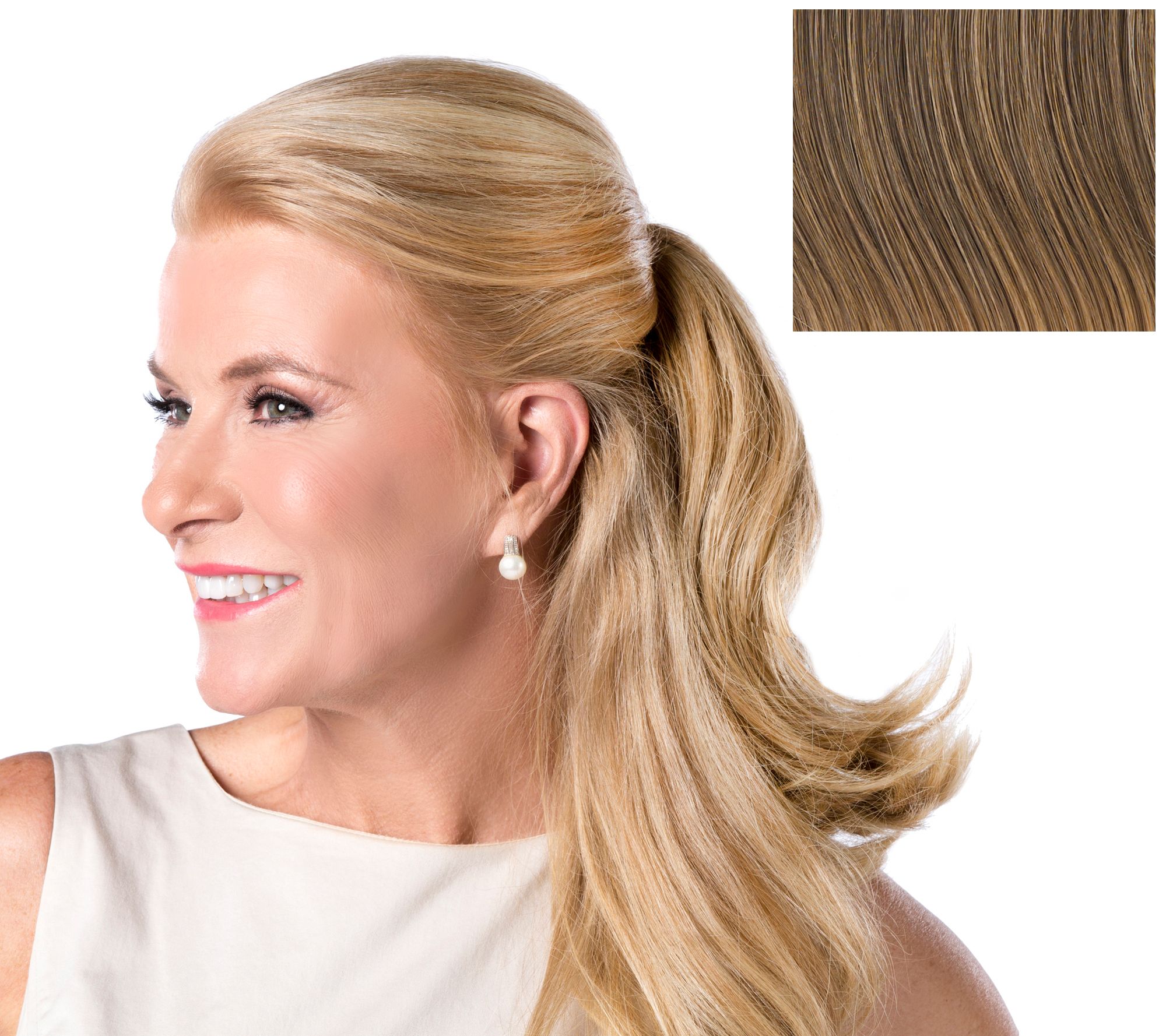 Toni Brattin Twin Clip Fun Flip Hairpiece