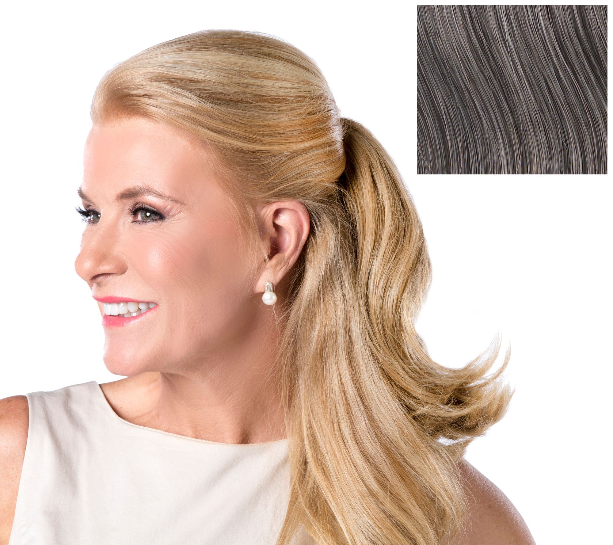 Toni Brattin Twin Clip Fun Flip Hairpiece