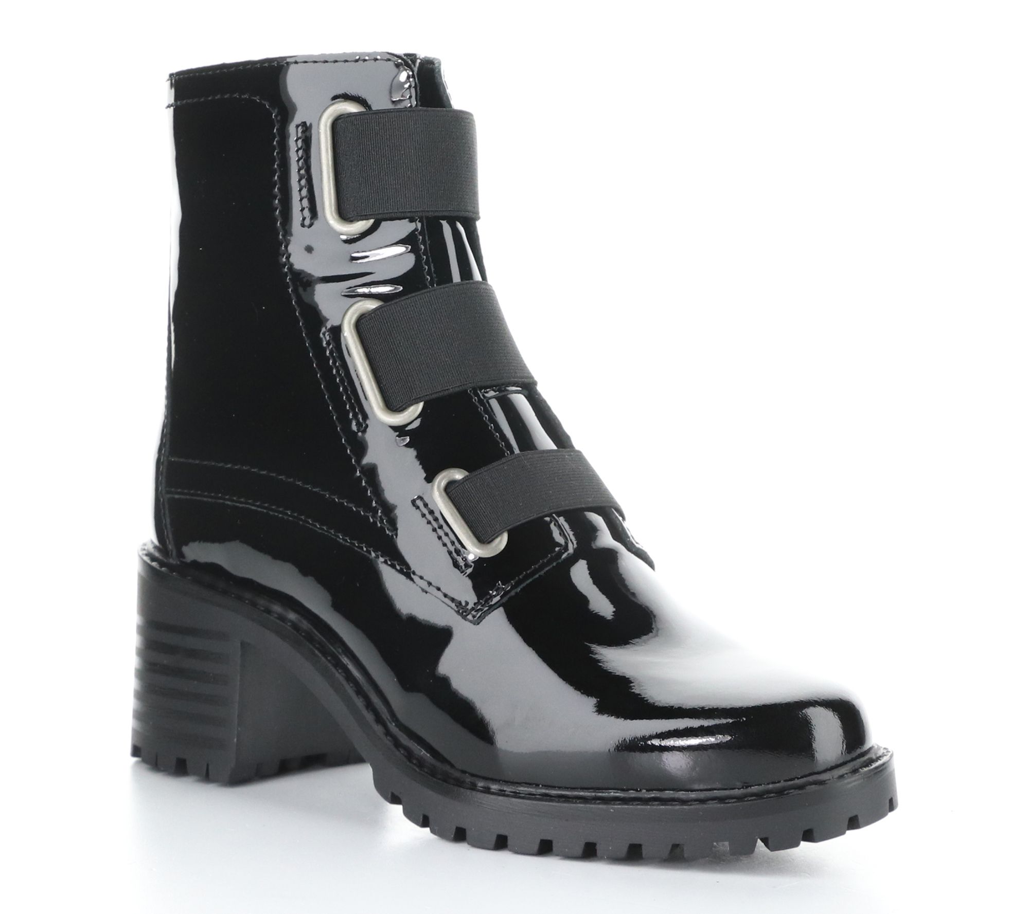 Bos. & Co. Winter Patent Leather/Elastic Side Zip Boot - Indie