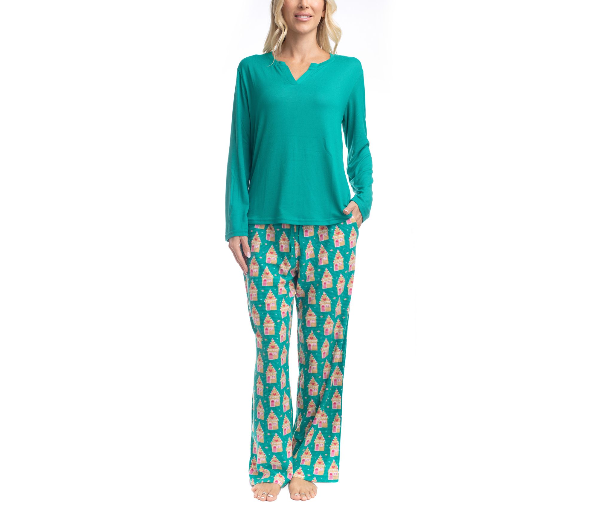Goodnight Kiss Ladies' Holiday Pop PJ Set