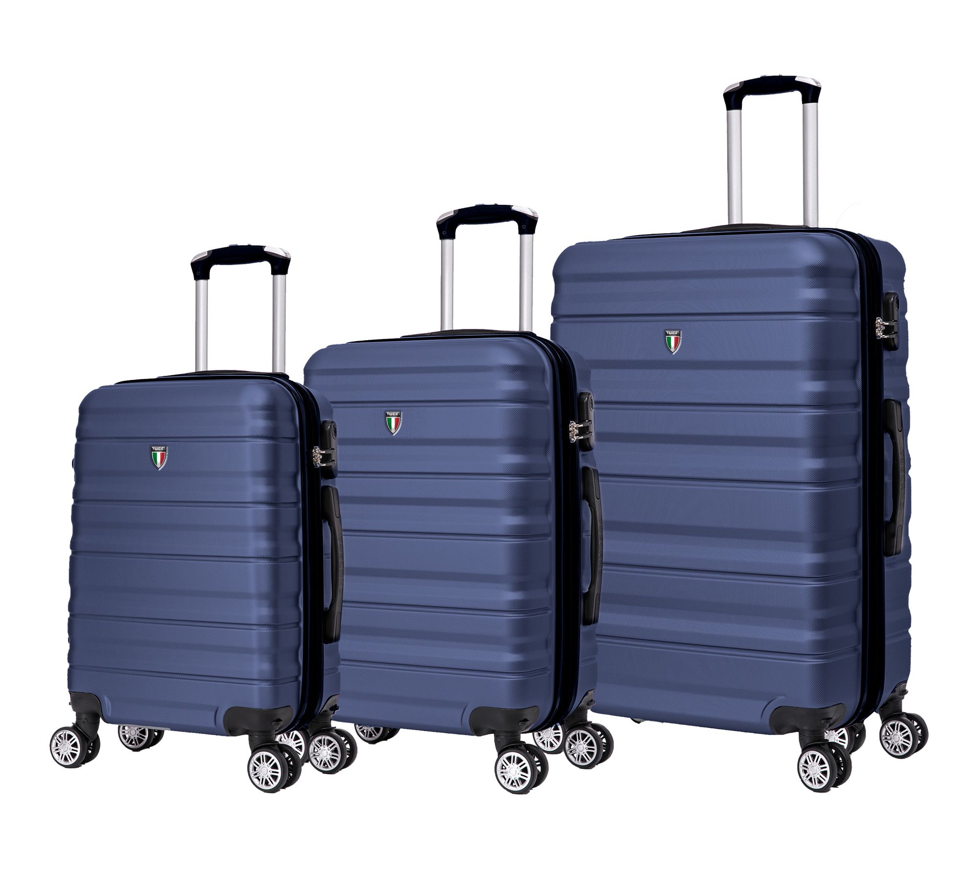 TUCCI Italy GIROVITA 3PC Hardside Luggage Set (20", 24", 28")