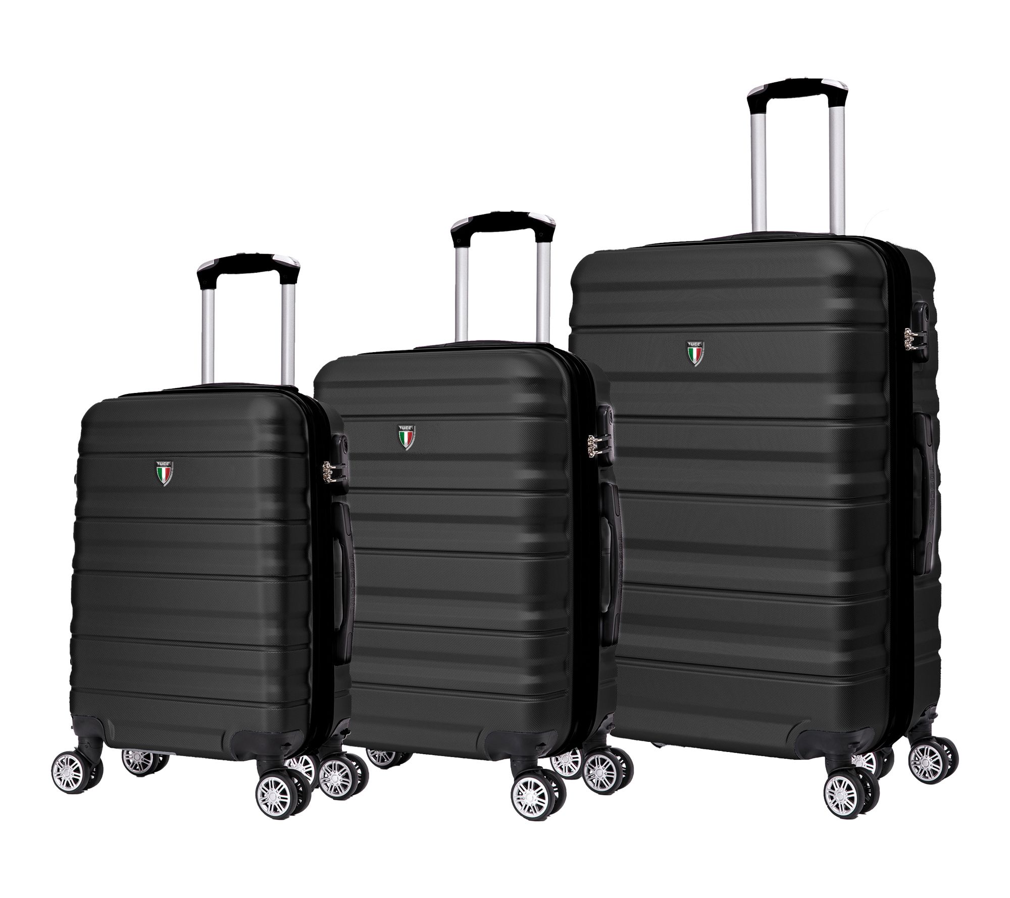 TUCCI Italy GIROVITA 3PC Hardside Luggage Set ( 20", 24", 28")