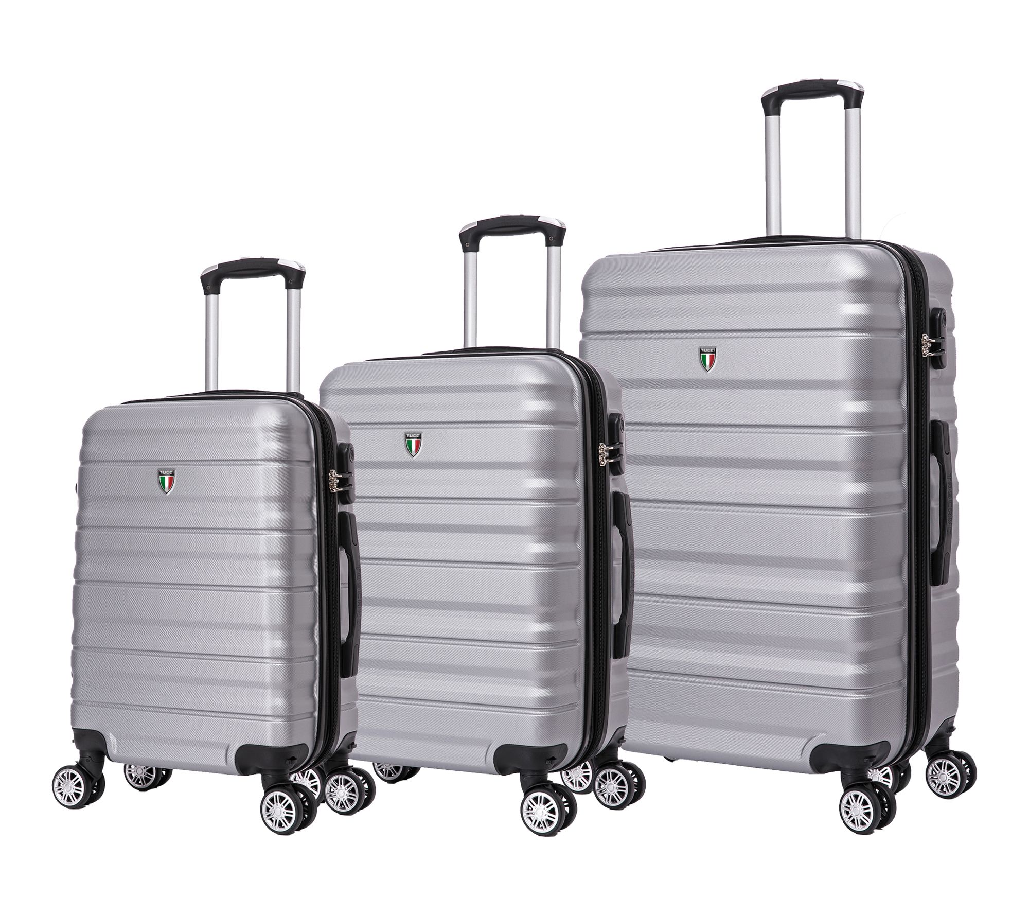 TUCCI Italy GIROVITA 3PC Hardside Luggage Set ( 20", 24", 28")