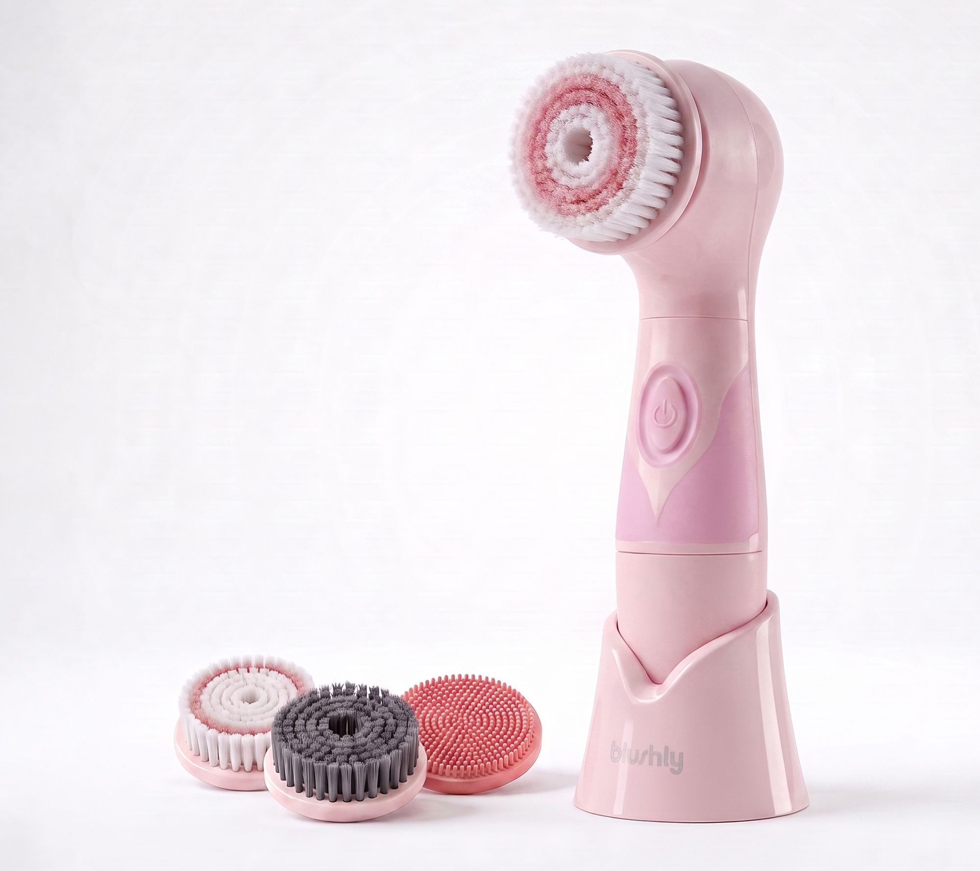  Blushly 4-in-1 Multi Head Facial Cleanser with Stand