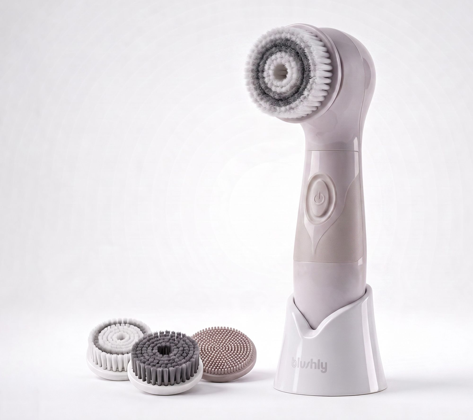 Blushly 3-in-1 Multi Head Facial Cleanser with Stand