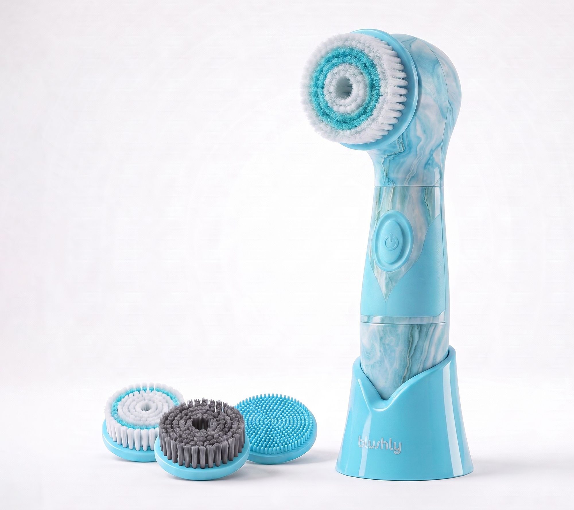 Blushly 3-in-1 Multi Head Facial Cleanser with Stand