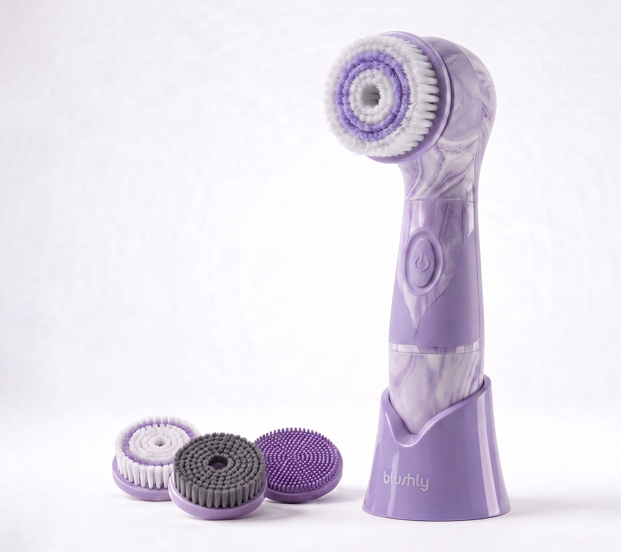 Blushly 3-in-1 Multi Head Facial Cleanser with Stand