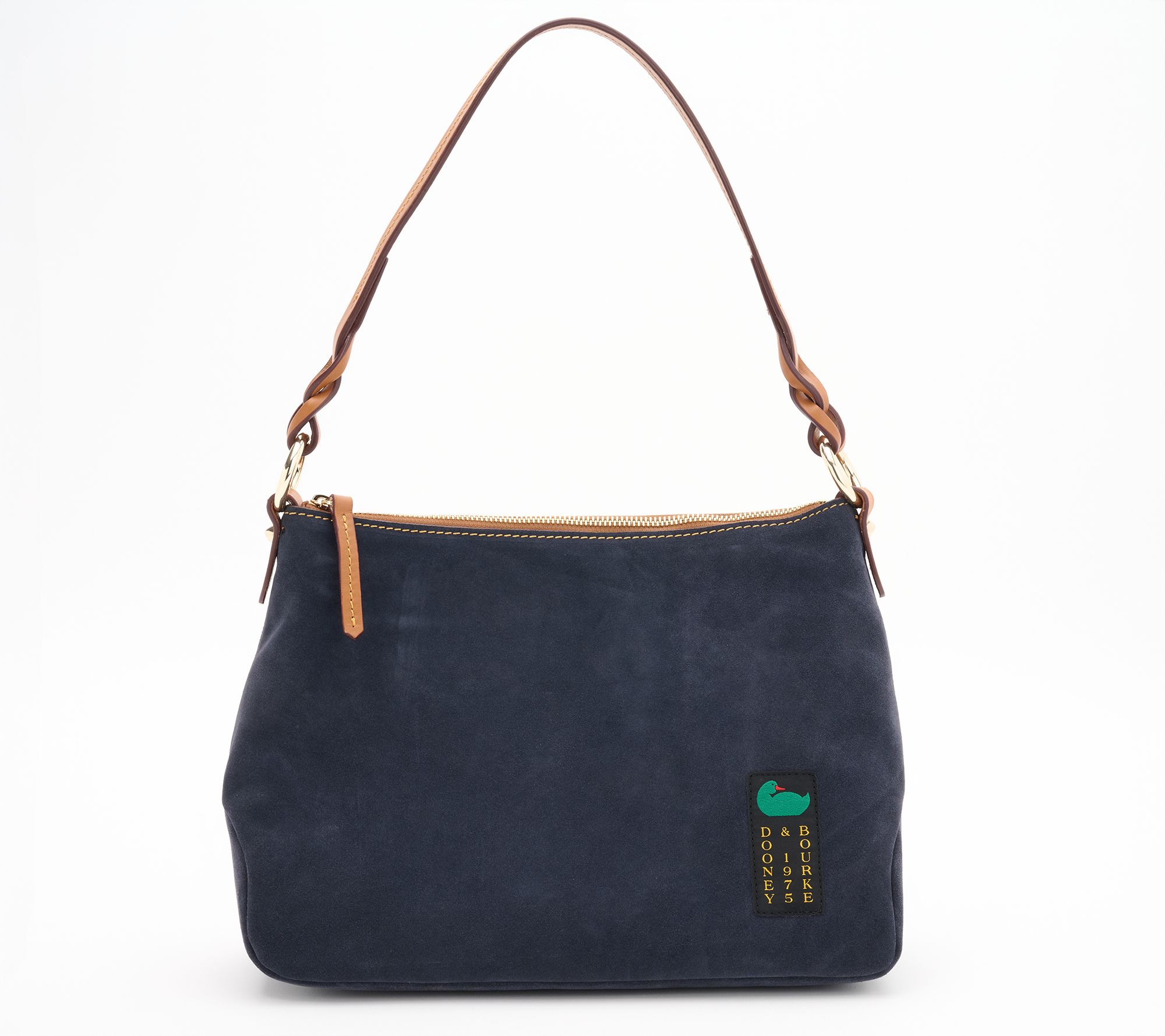 Dooney & Bourke Suede Chloe 30 Shoulder Bag
