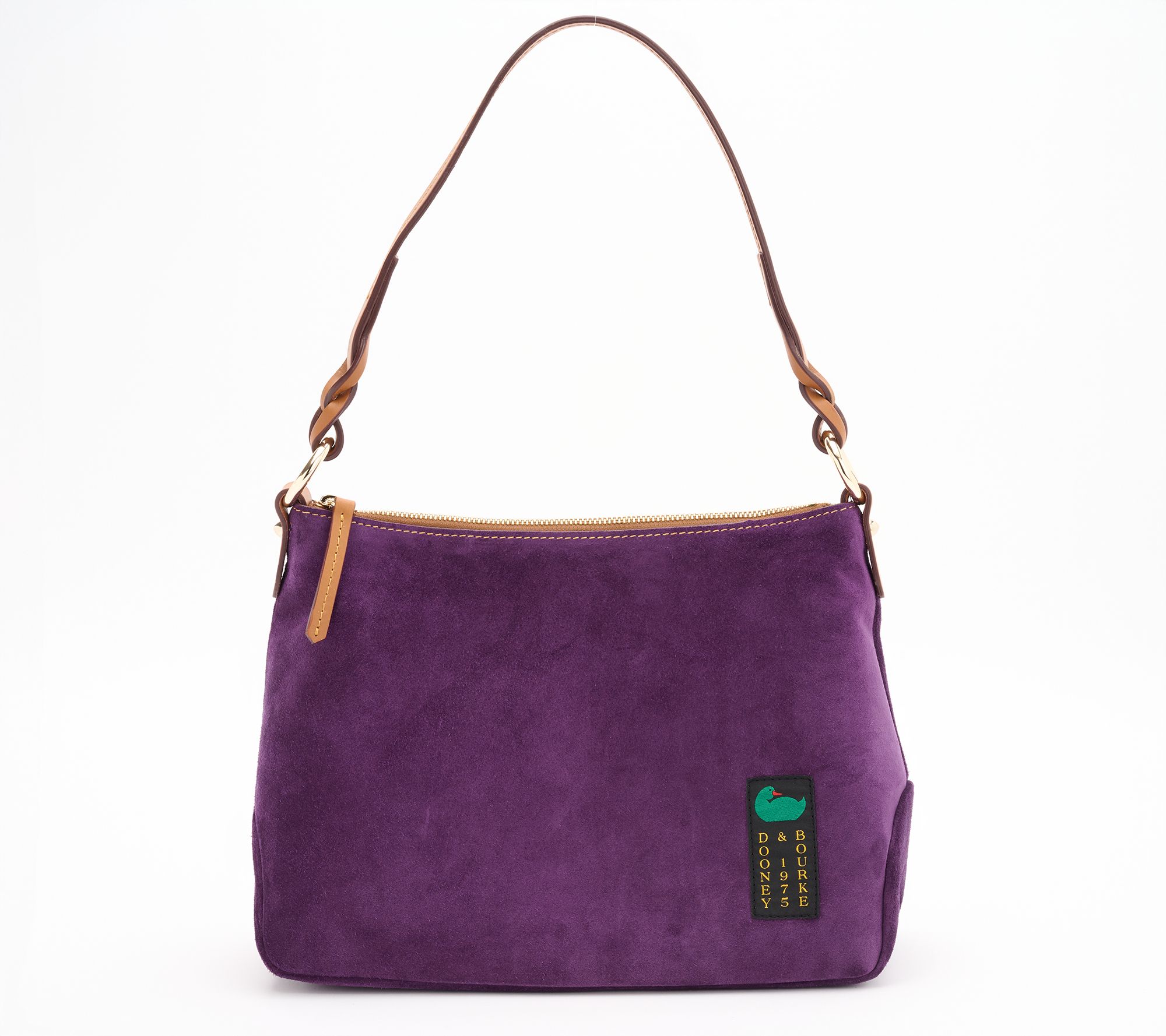 Dooney & Bourke Suede Chloe 30 Shoulder Bag
