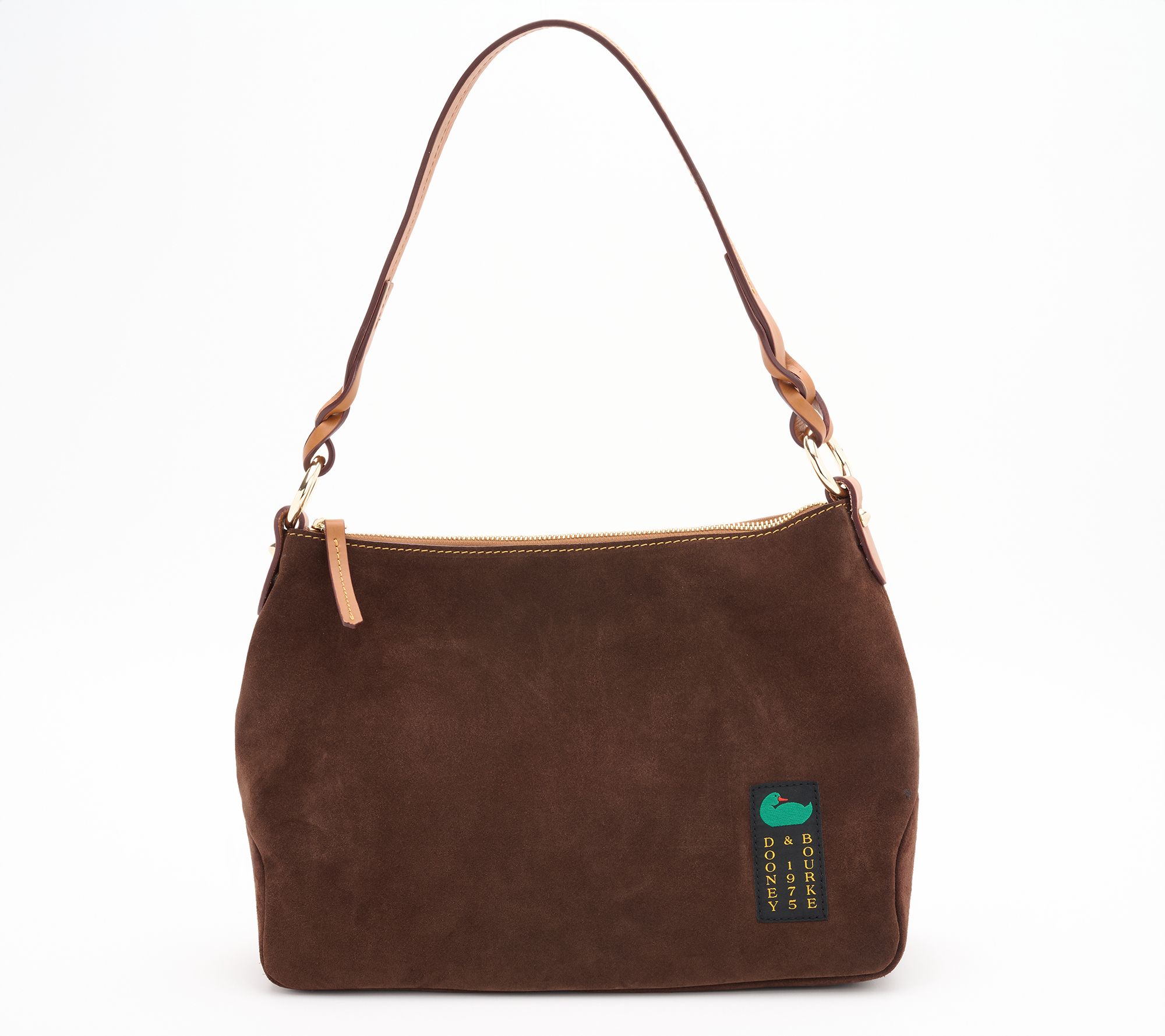 Dooney & Bourke Suede Chloe 30 Shoulder Bag