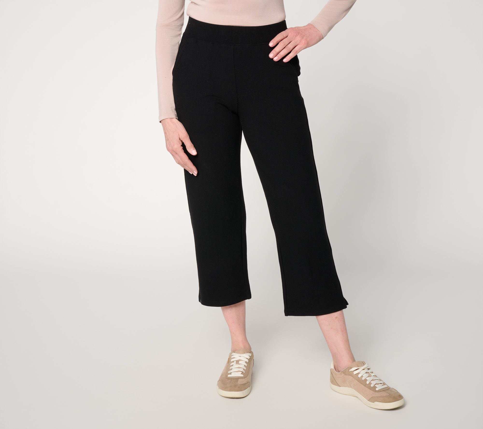 "As Is" Barefoot Dreams Cropped Ultra Soft Fleece Pant