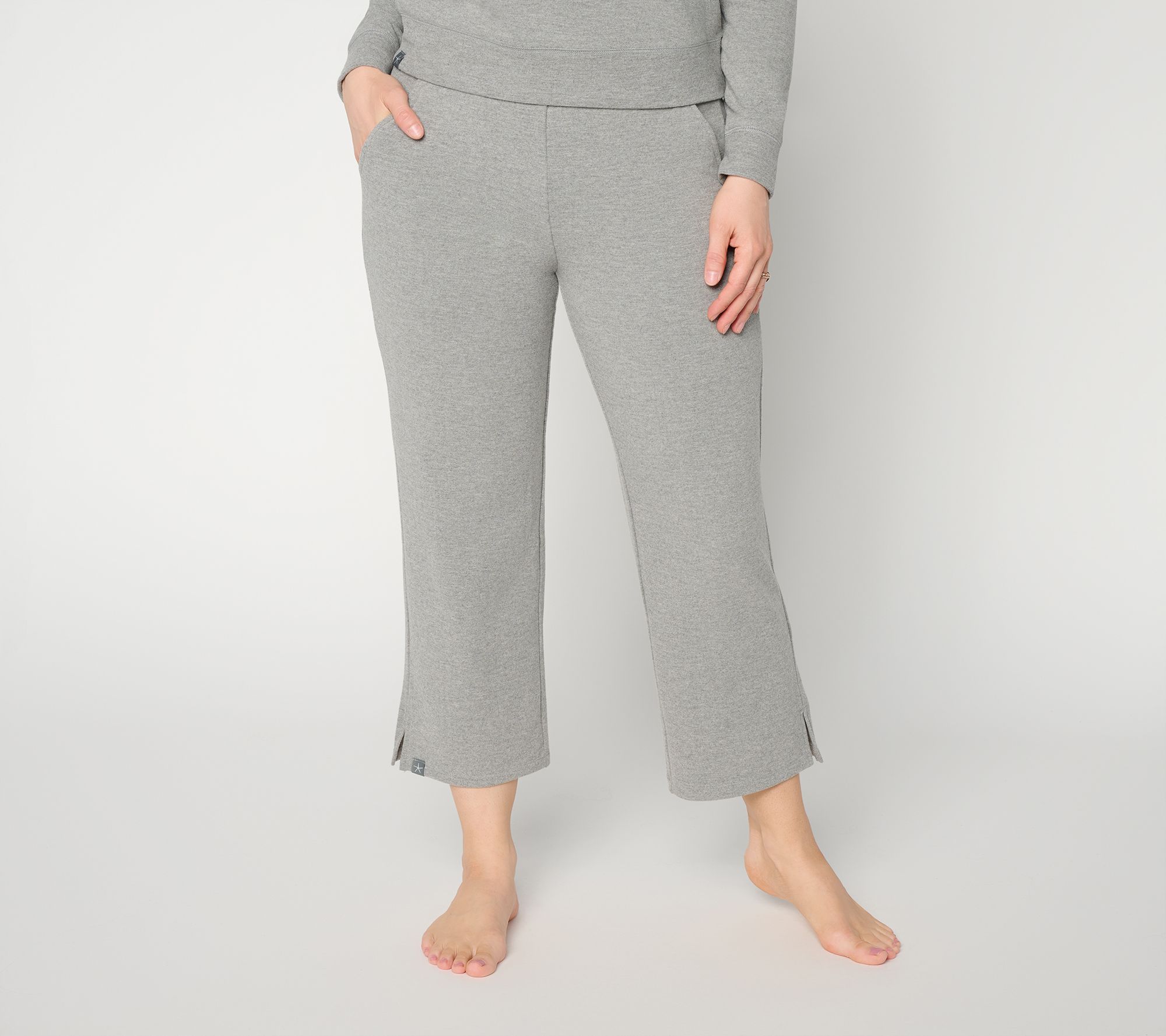 "As Is" Barefoot Dreams Cropped Ultra Soft Fleece Pant