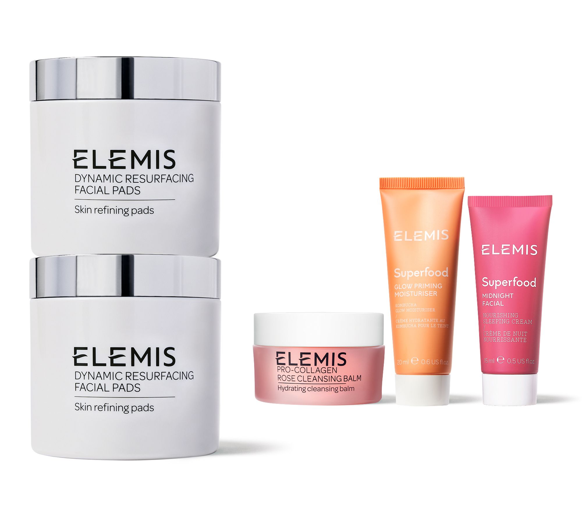 ELEMIS Dynamic Resurfacing Facial Pads Duo w/ Glow Set