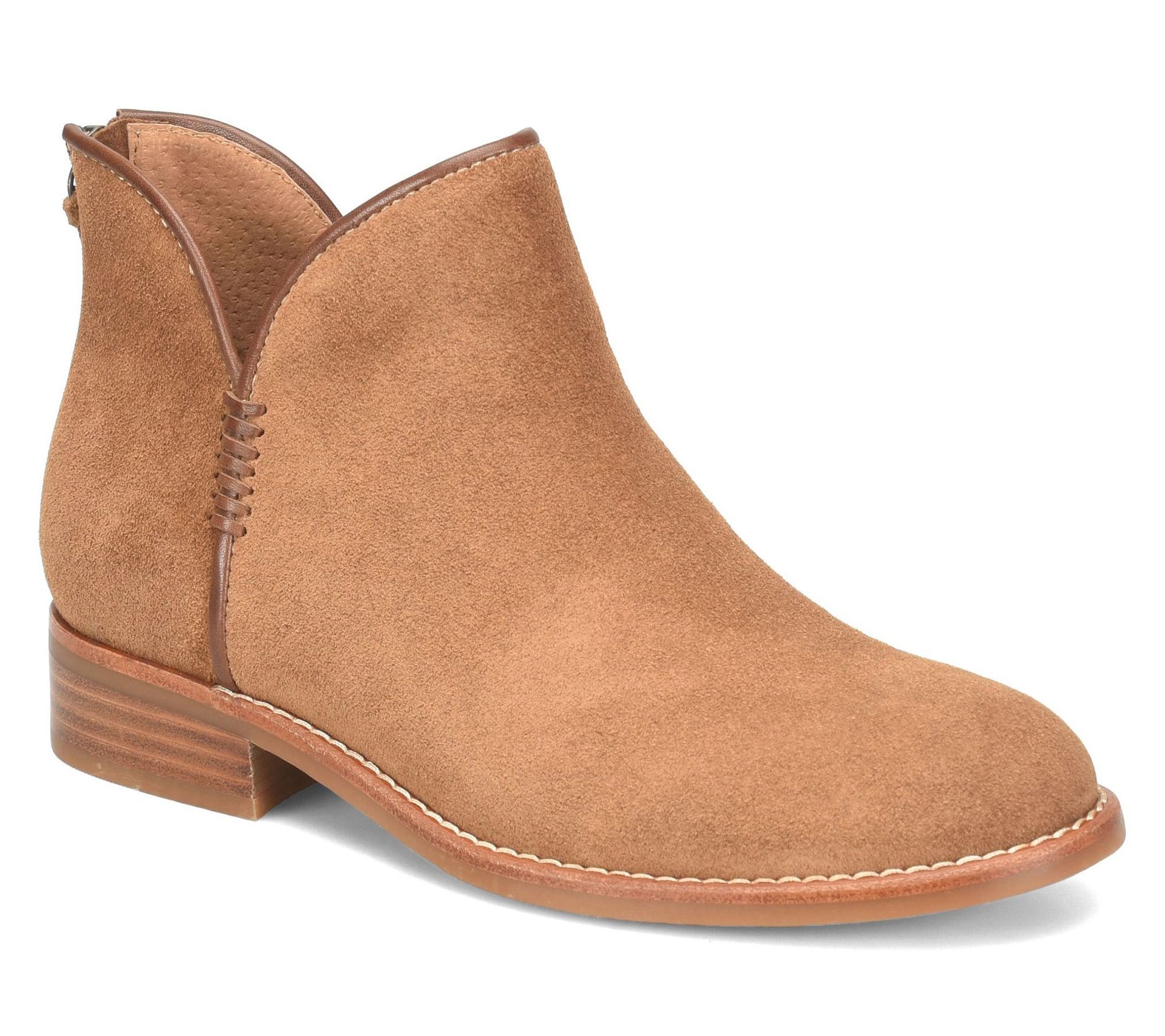 Sofft Piped Leather Bootie - Desi