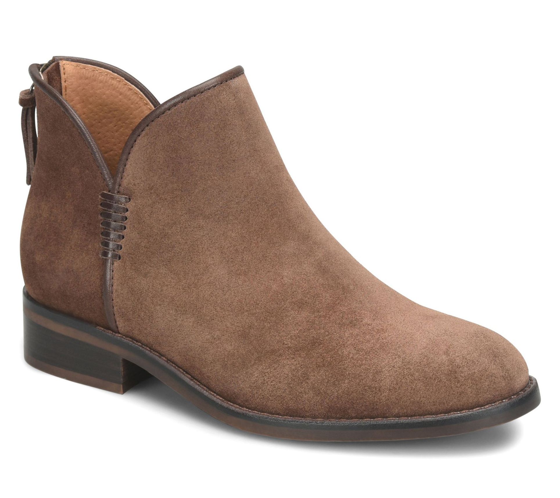 Sofft Piped Leather Bootie - Desi