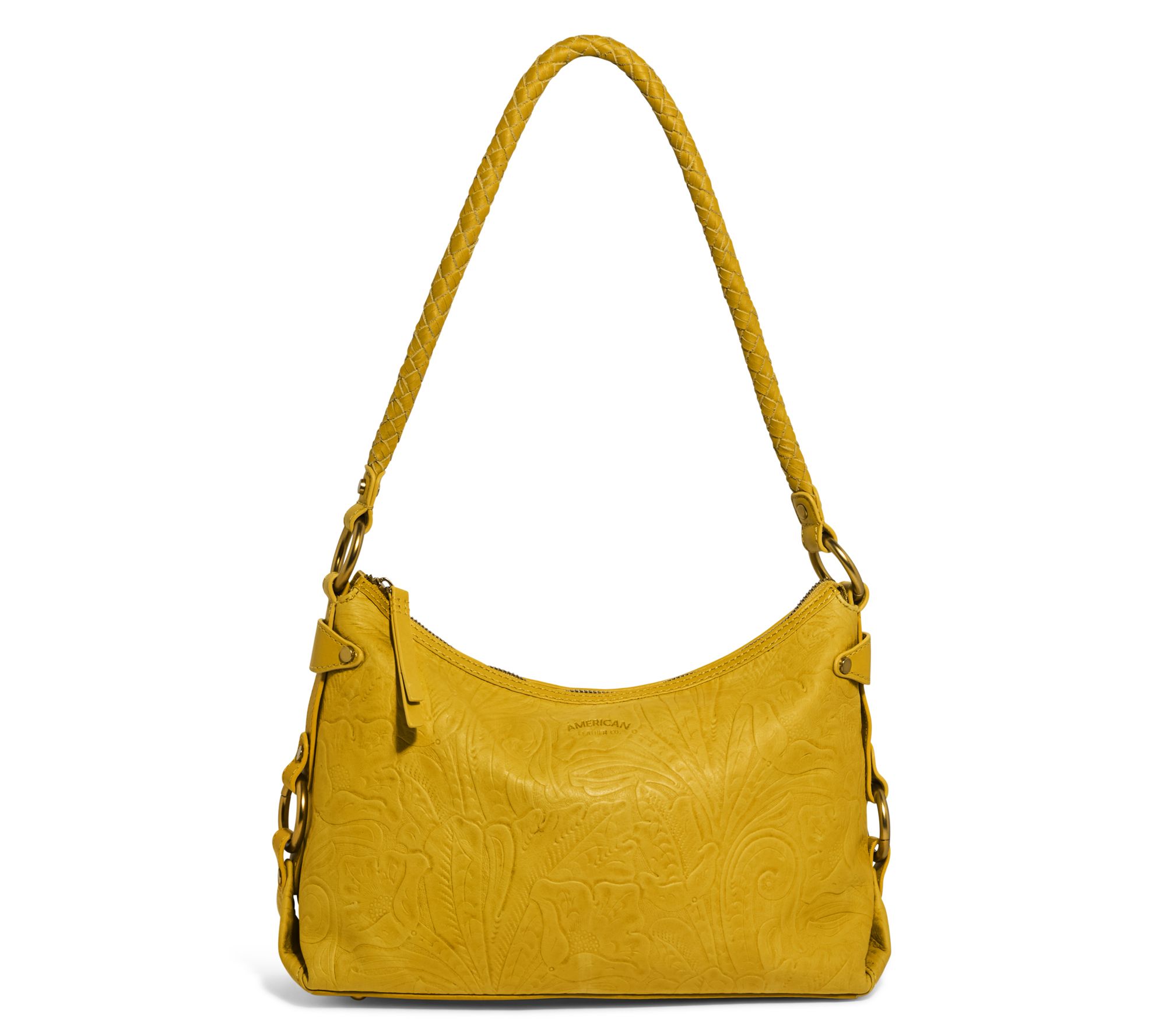 "As Is" American Leather Co. Russet Shoulder Bag