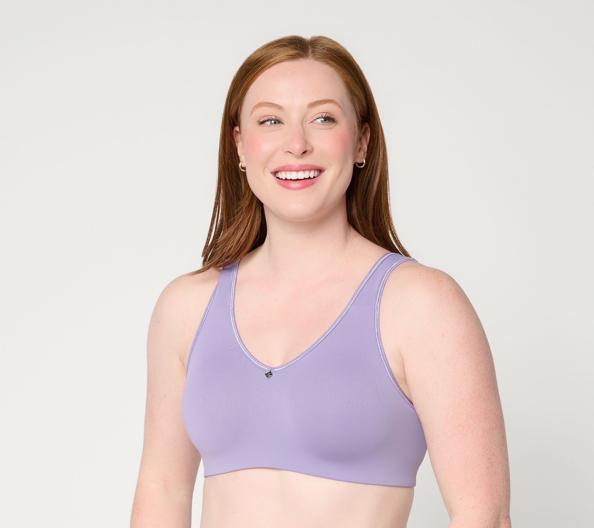 "As Is" Breezies Smooth Curves Wirefree Comfort Bra