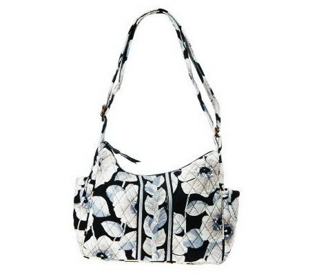 Signature Print Hobo Handbag