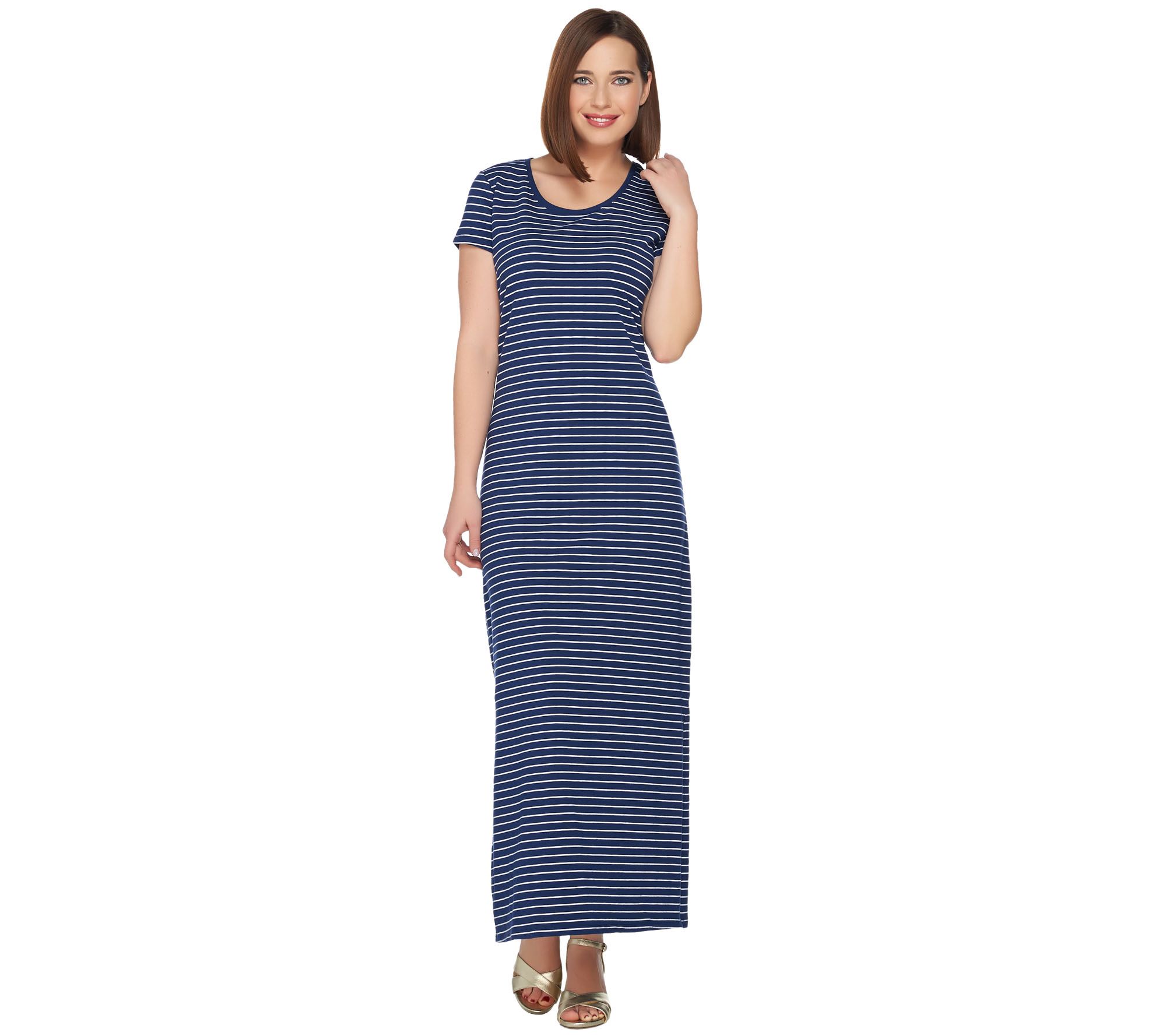 qvc maxi dresses with sleeves