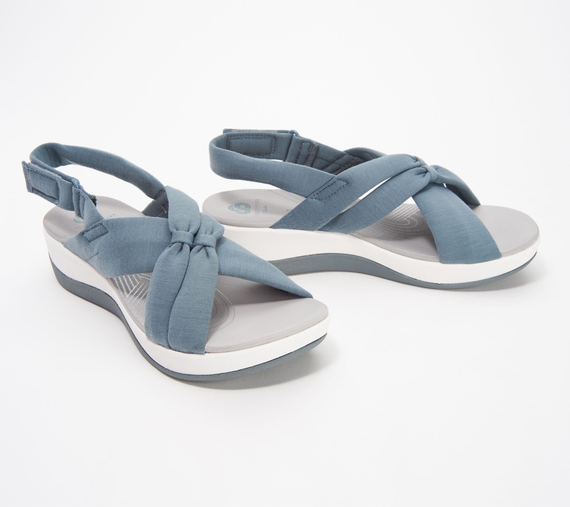clarks cloudsteppers jersey slippers