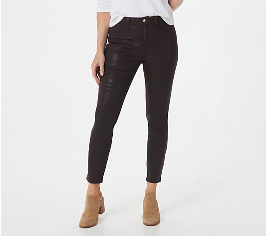 Jen7 by 7 For All Mankind Coated Ankle Skinny Jeans