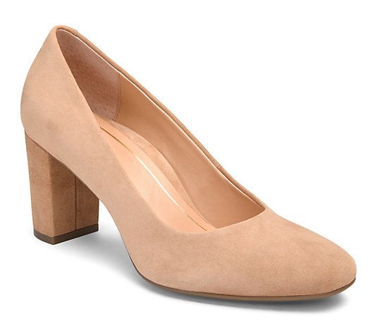 Vionic Suede or Leather Pumps - Mariana
