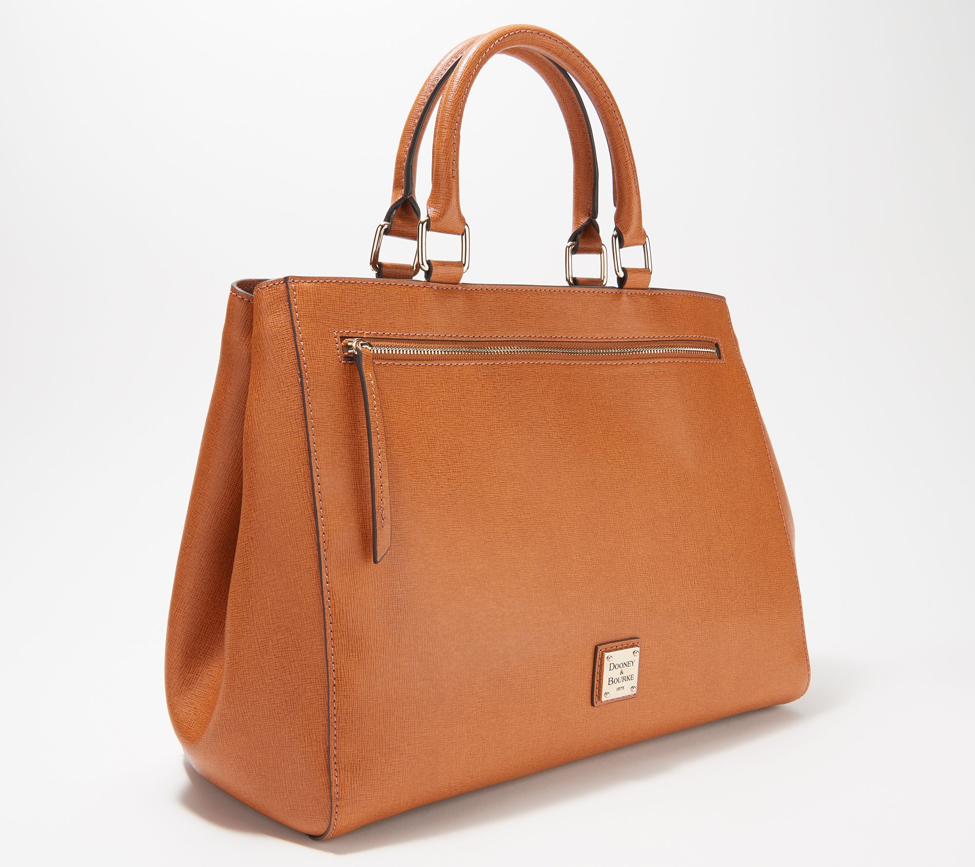 dooney & bourke saffiano leather darcy satchel