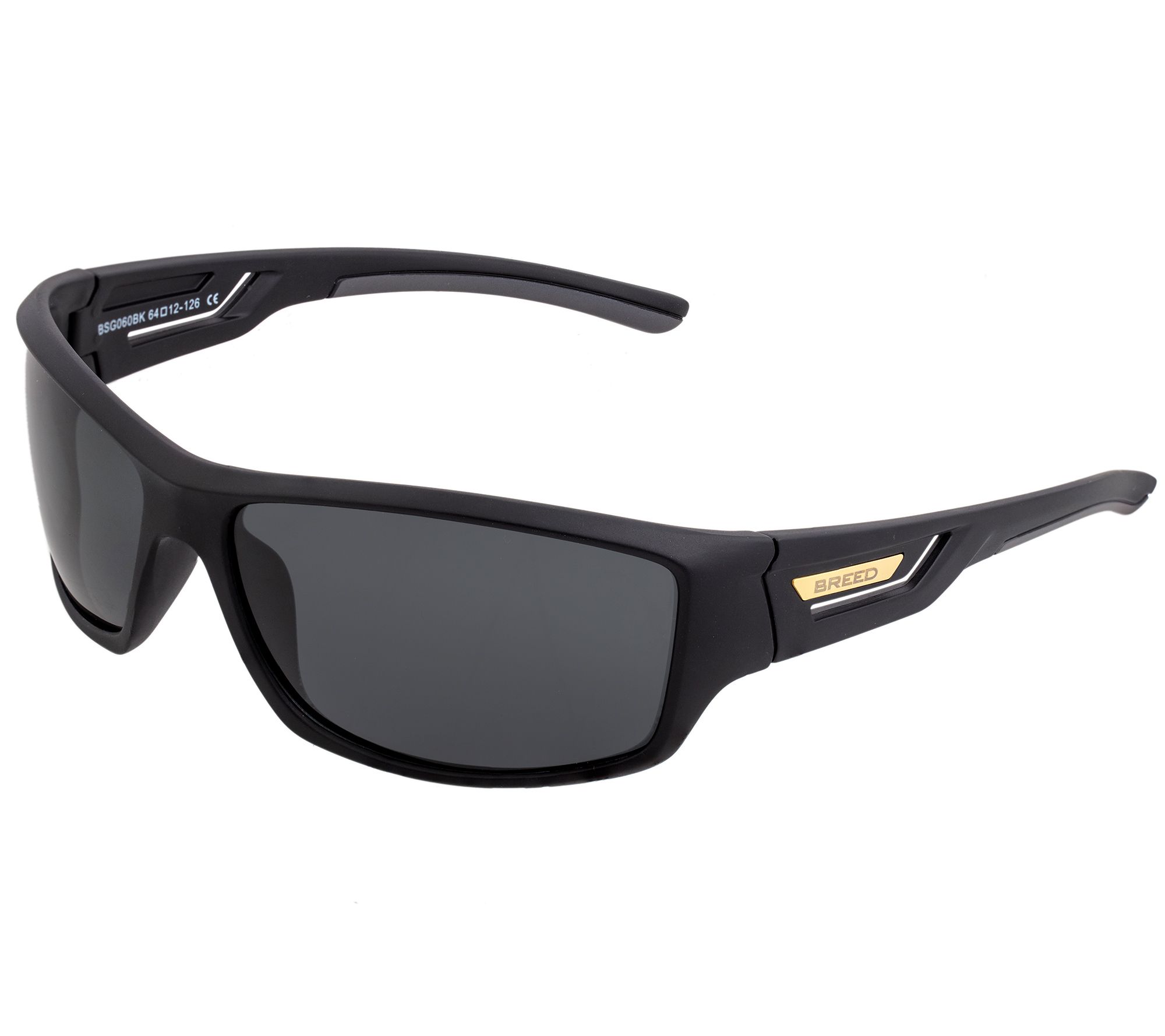 Breed Men's Polarized Wrap Sunglasses - Aquarius