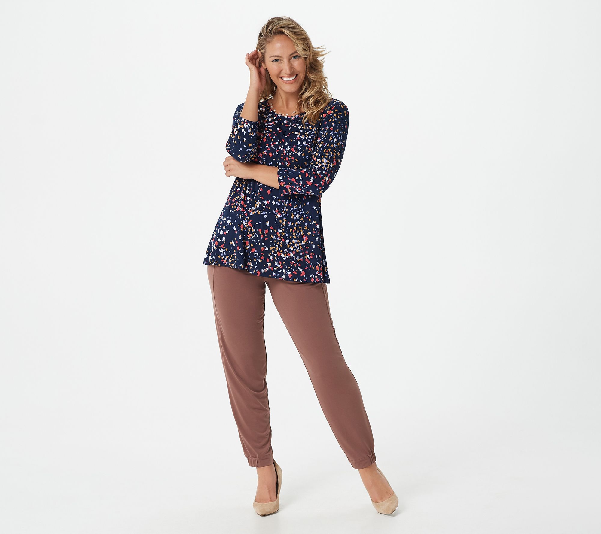 susan graver jogger pants qvc