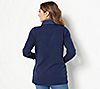 Denim & Co. Quilted Sweater Mix Snap-Front Jacket, 1 of 3