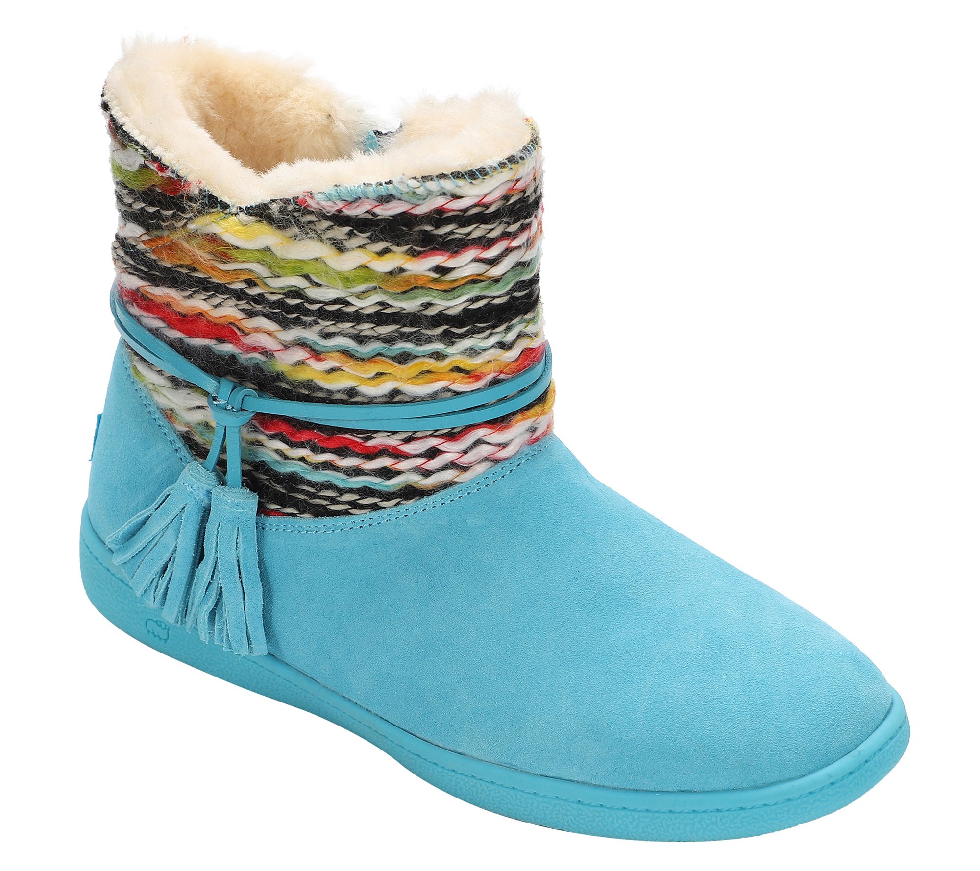 Lamo Suede and Textile Bootie - Jacinta