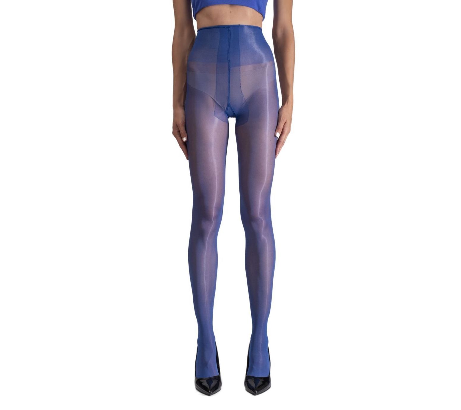 LECHERY Lustrous Silky Shiny Highwaist 40Denier Tights