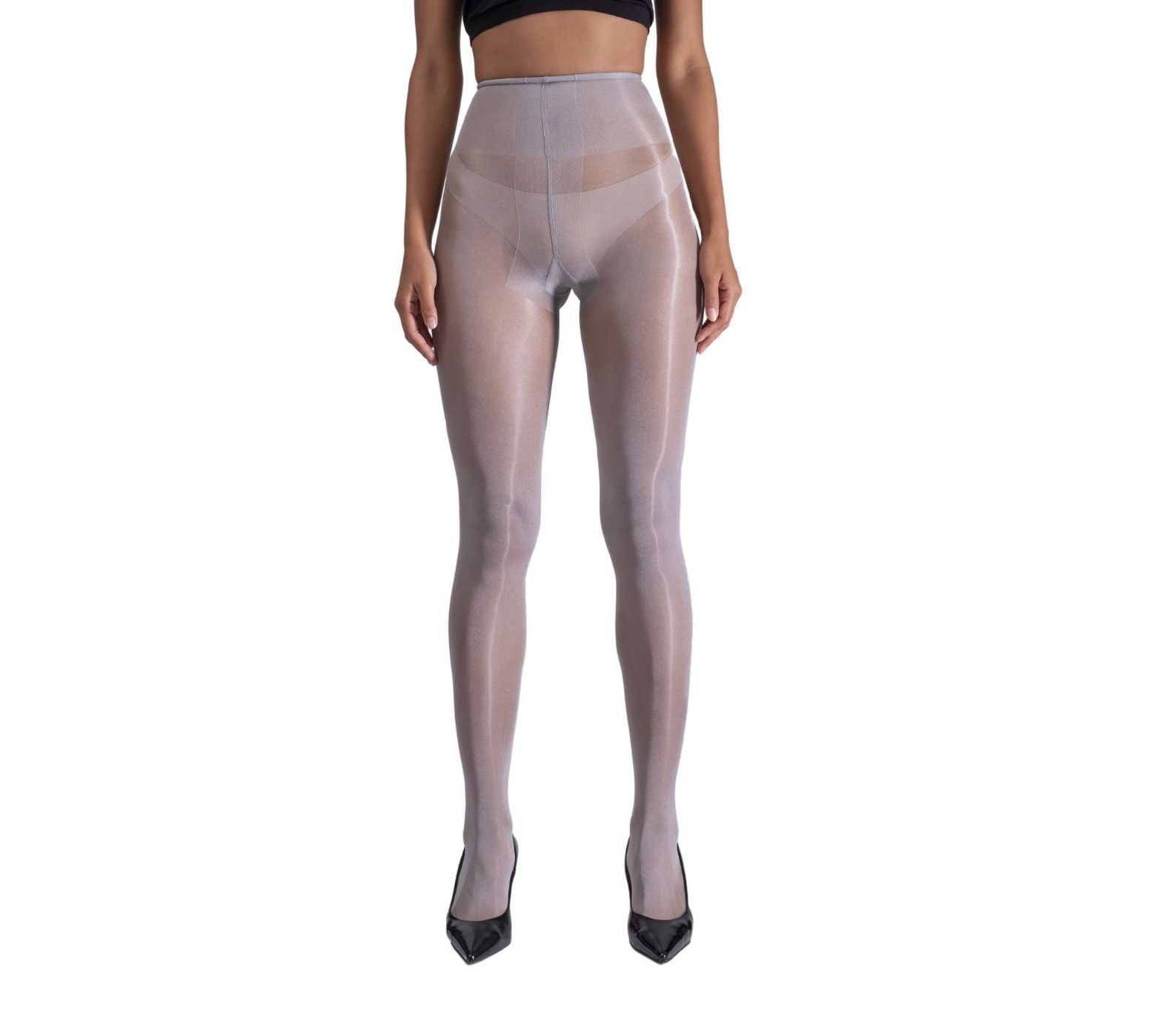 LECHERY Lustrous Silky Shiny Highwaist 40Denier Tights
