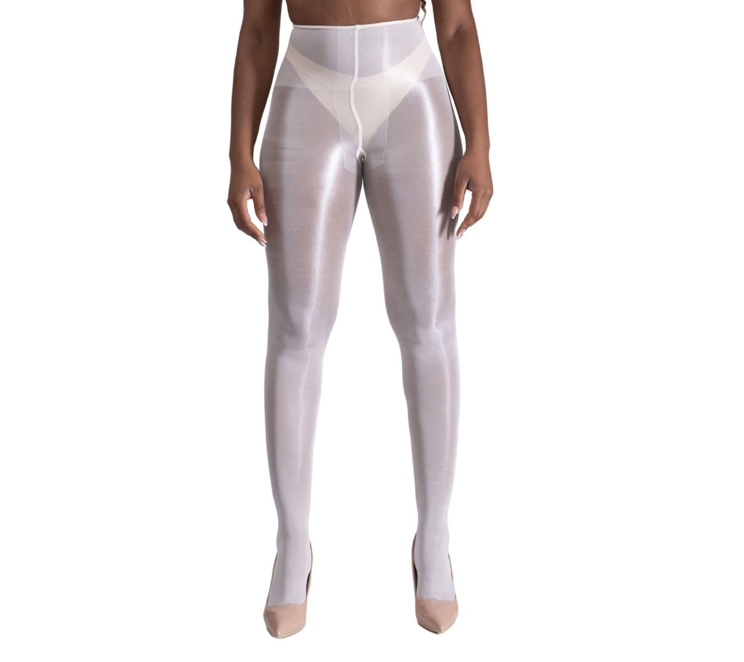 LECHERY Lustrous Silky Shiny Highwaist 40Denier Tights