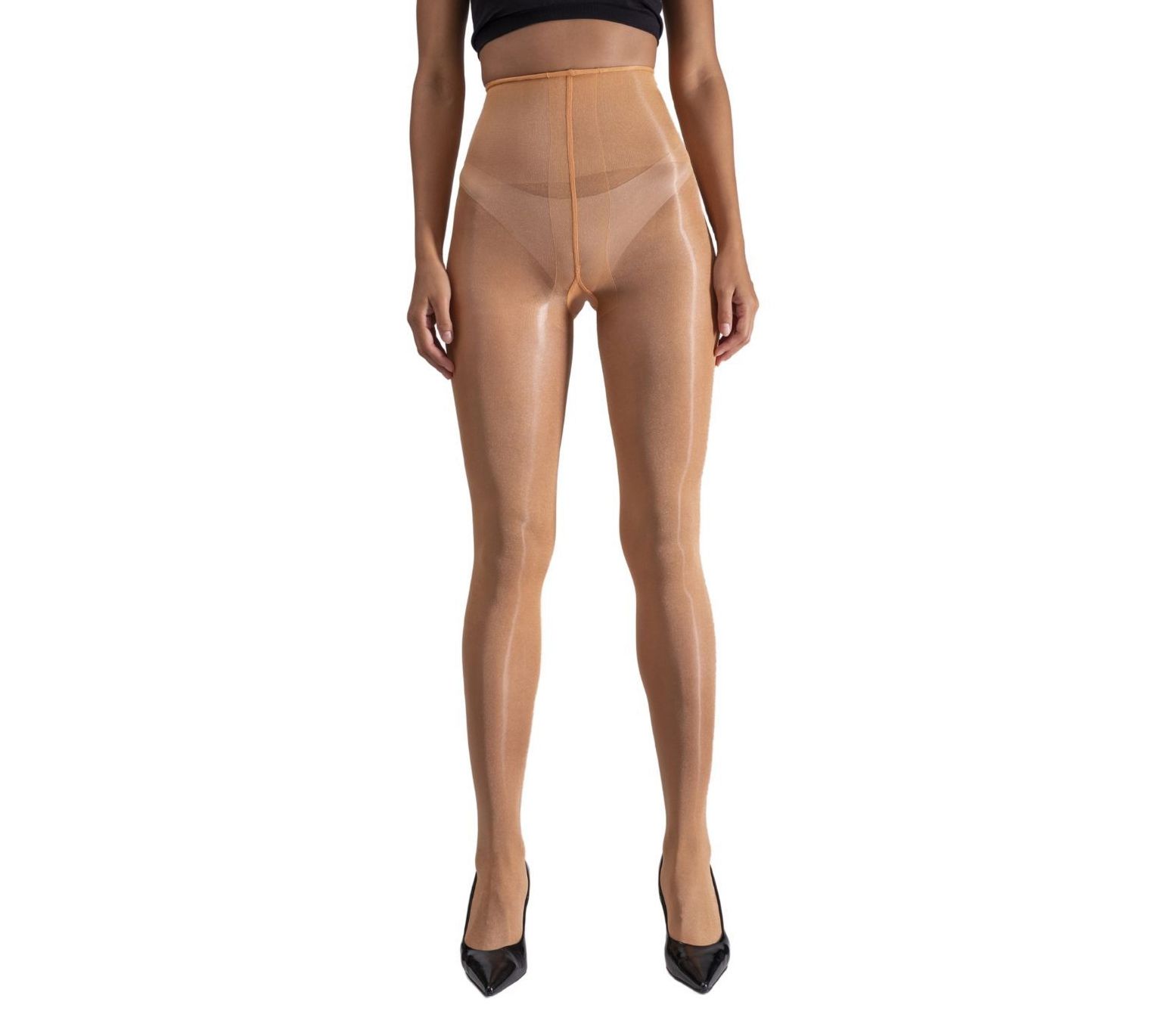 LECHERY Lustrous Silky Shiny Highwaist 40Denier Tights