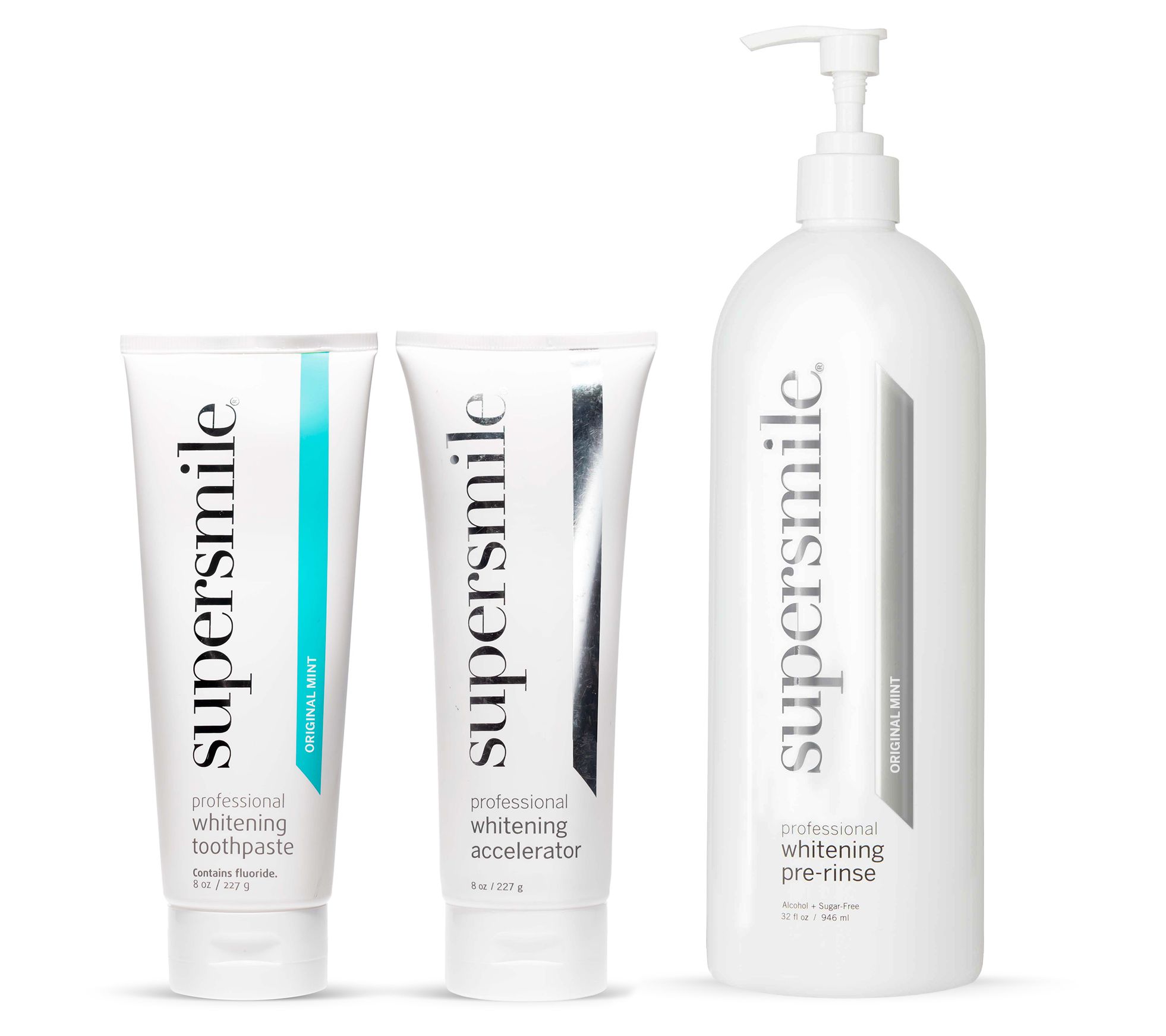 Supersmile Toothpaste, Accelerator & Pre-Rinse Jumbo Kit