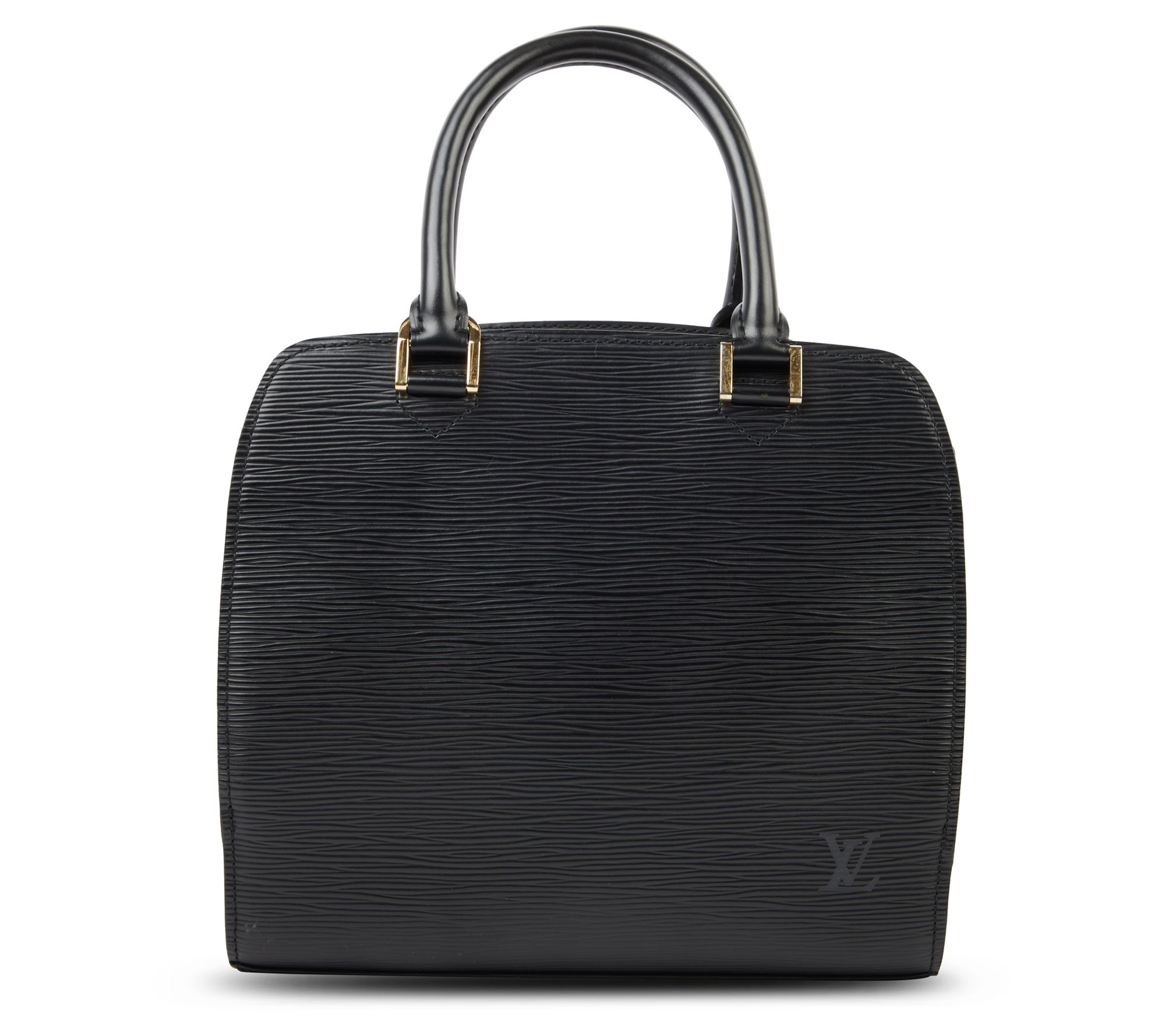 Louis Vuitton Lumineuse Black Leather Shoulder Bag (Pre-Owned)