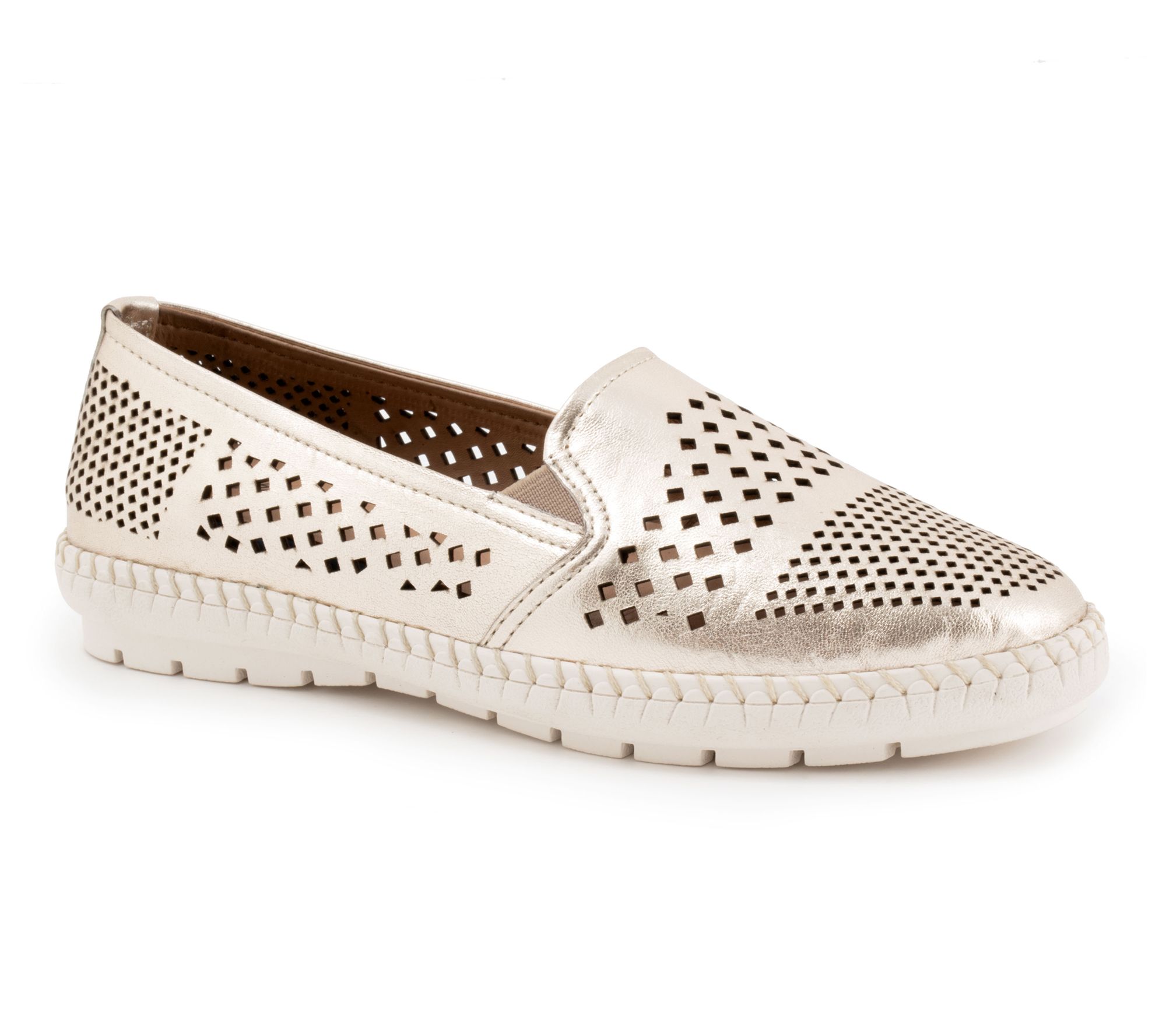 Trotters Women's Perforated Loafers - Royal