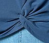 Belle by Kim Gravel Primabelle Knit Long-Sleeve Side Twist Top, 3 of 3