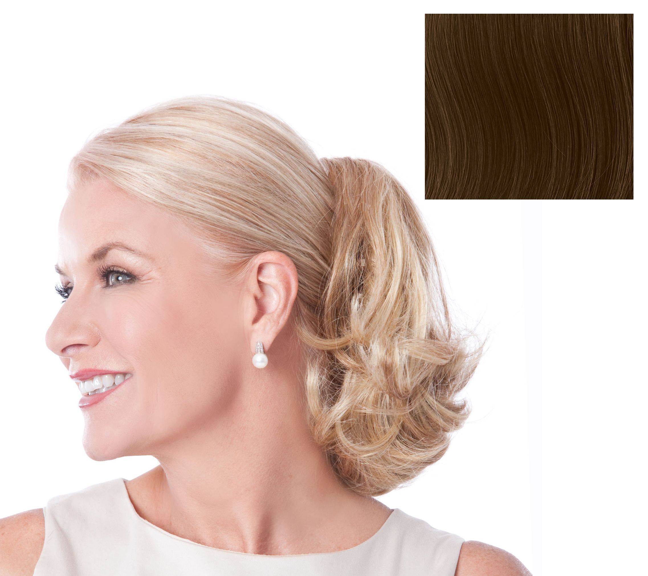 Toni Brattin Swirl Curl CanDo Combs Hairpiece