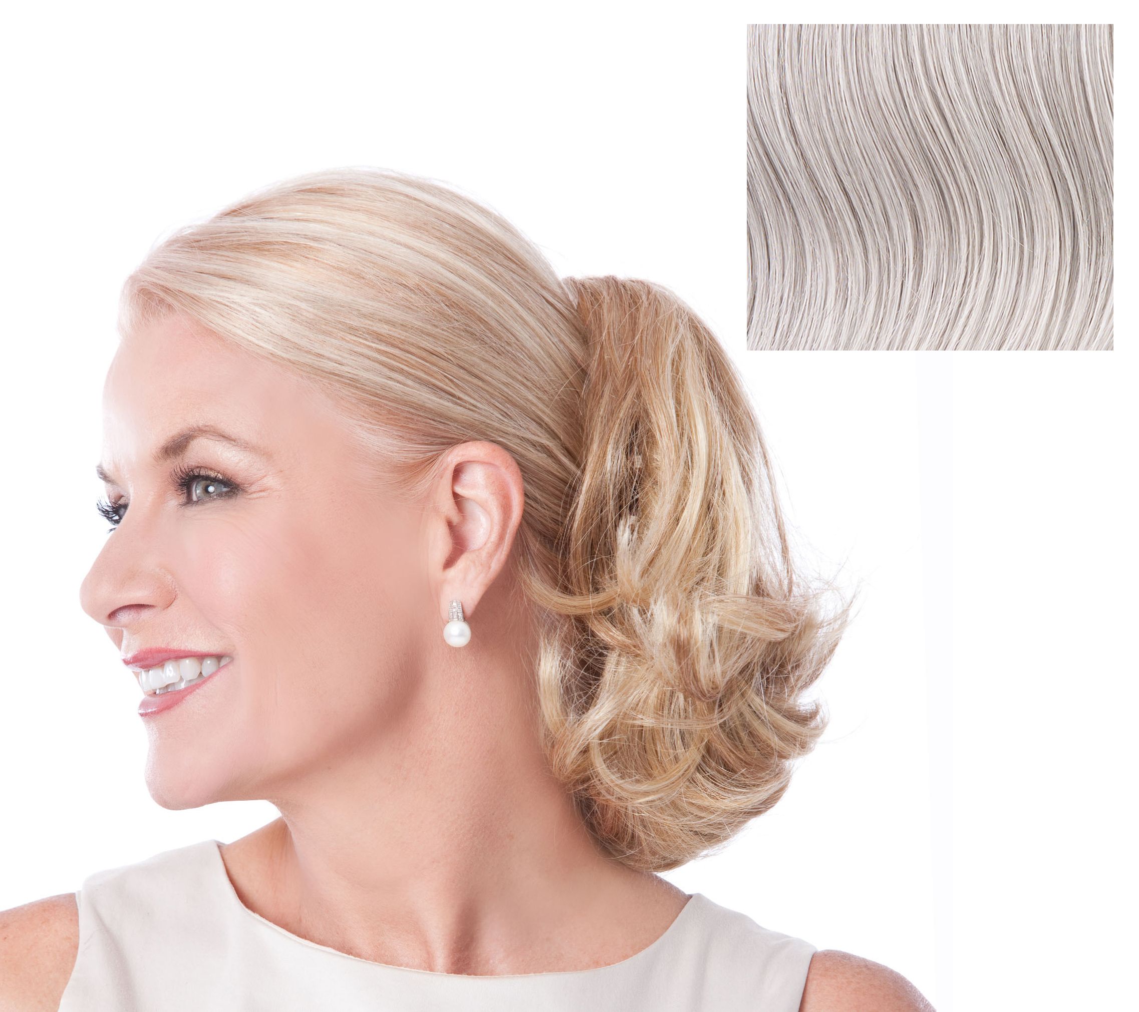 Toni Brattin Swirl Curl CanDo Combs Hairpiece