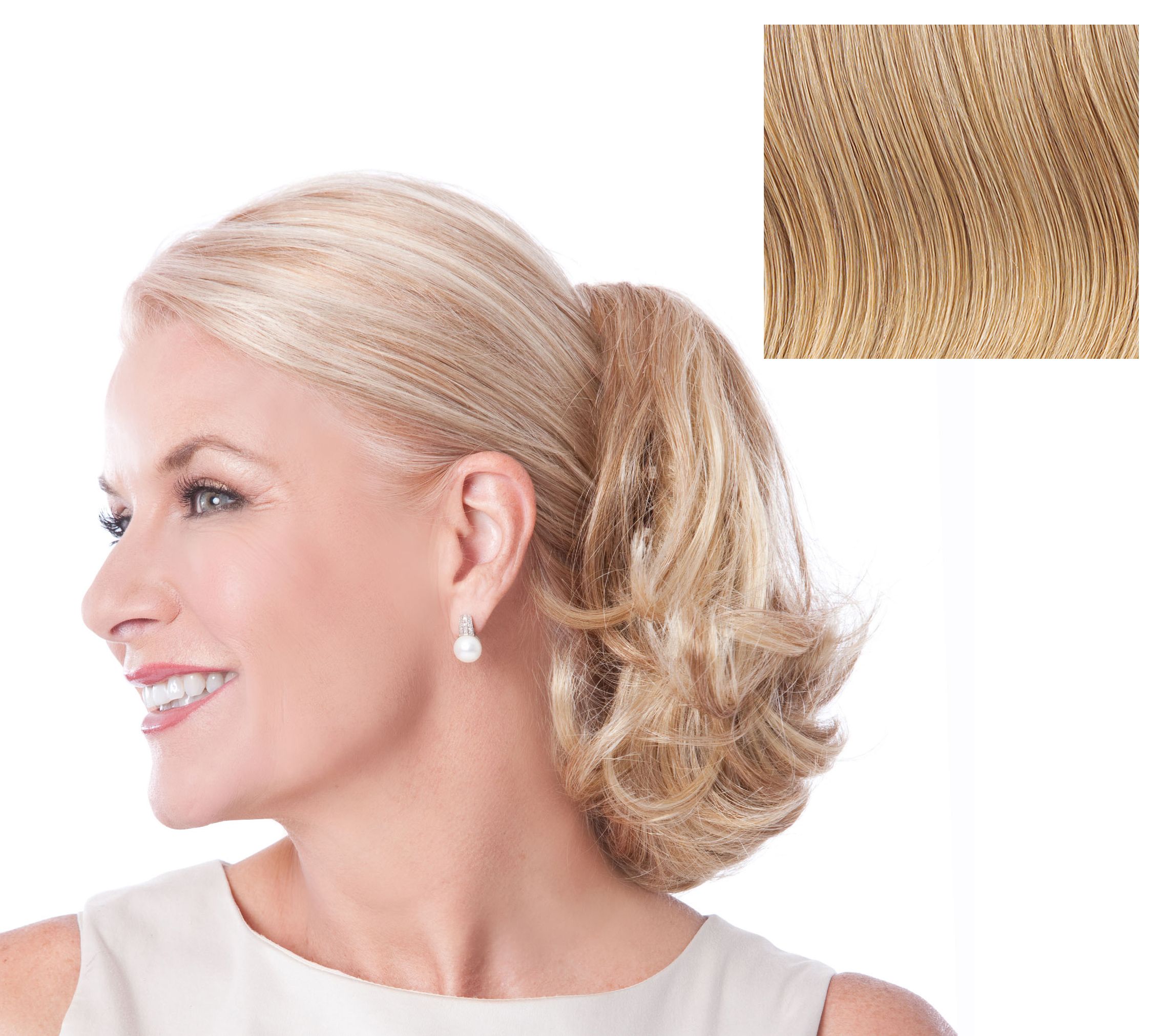 Toni Brattin Swirl Curl CanDo Combs Hairpiece