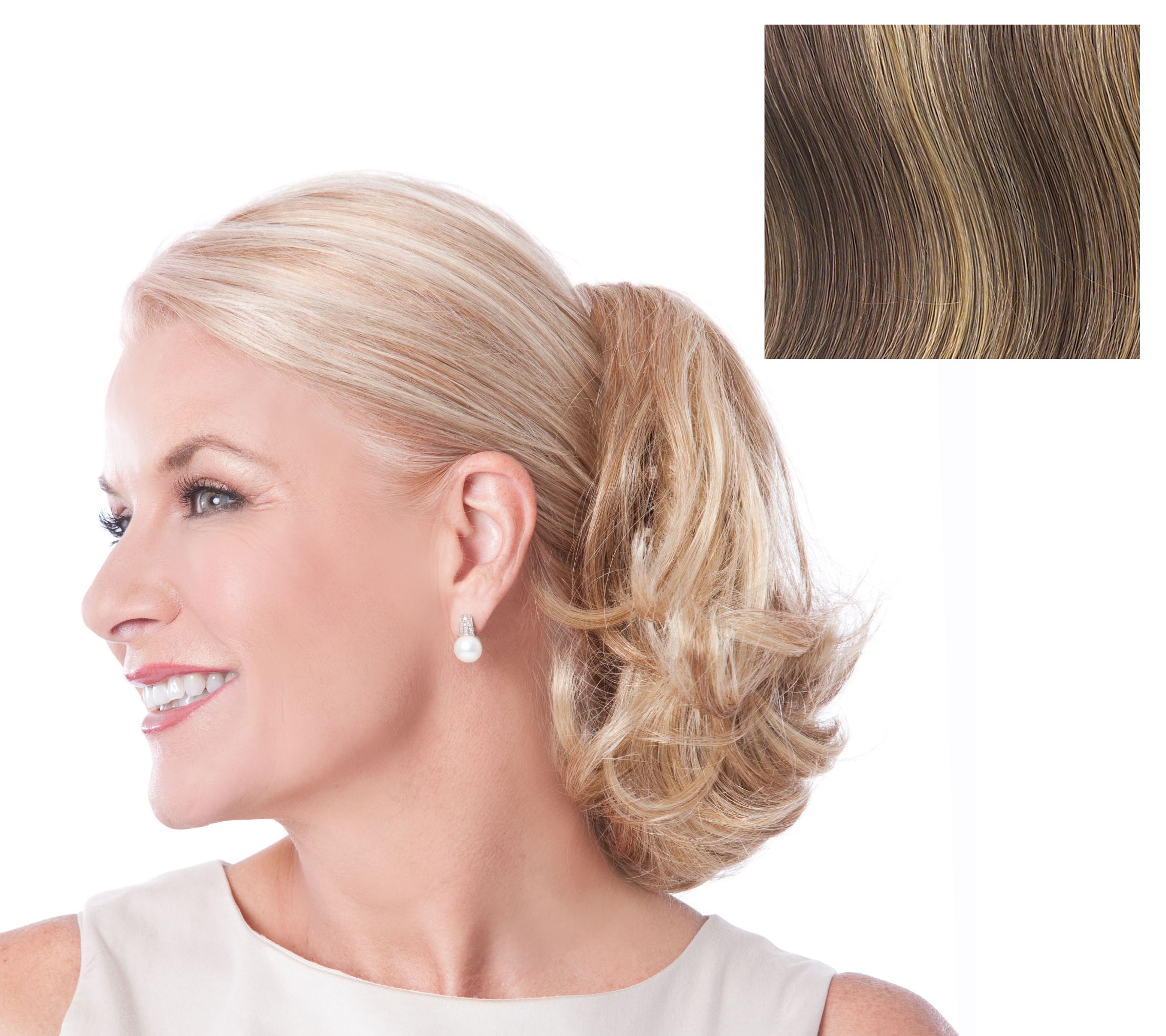 Toni Brattin Swirl Curl CanDo Combs Hairpiece