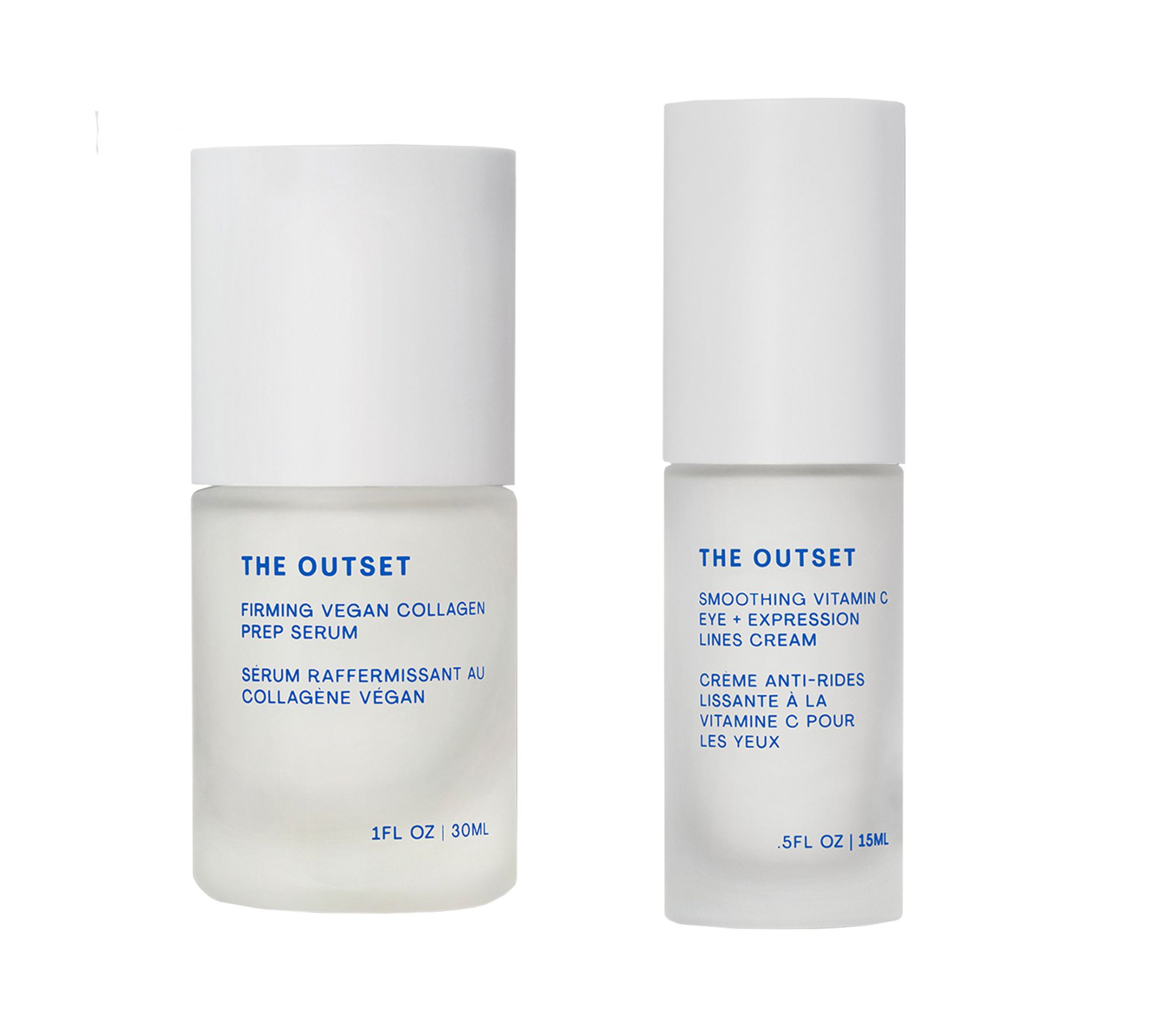 The Outset Ultimate Duo: Vitamin C Eye Cream + Collagen Serum