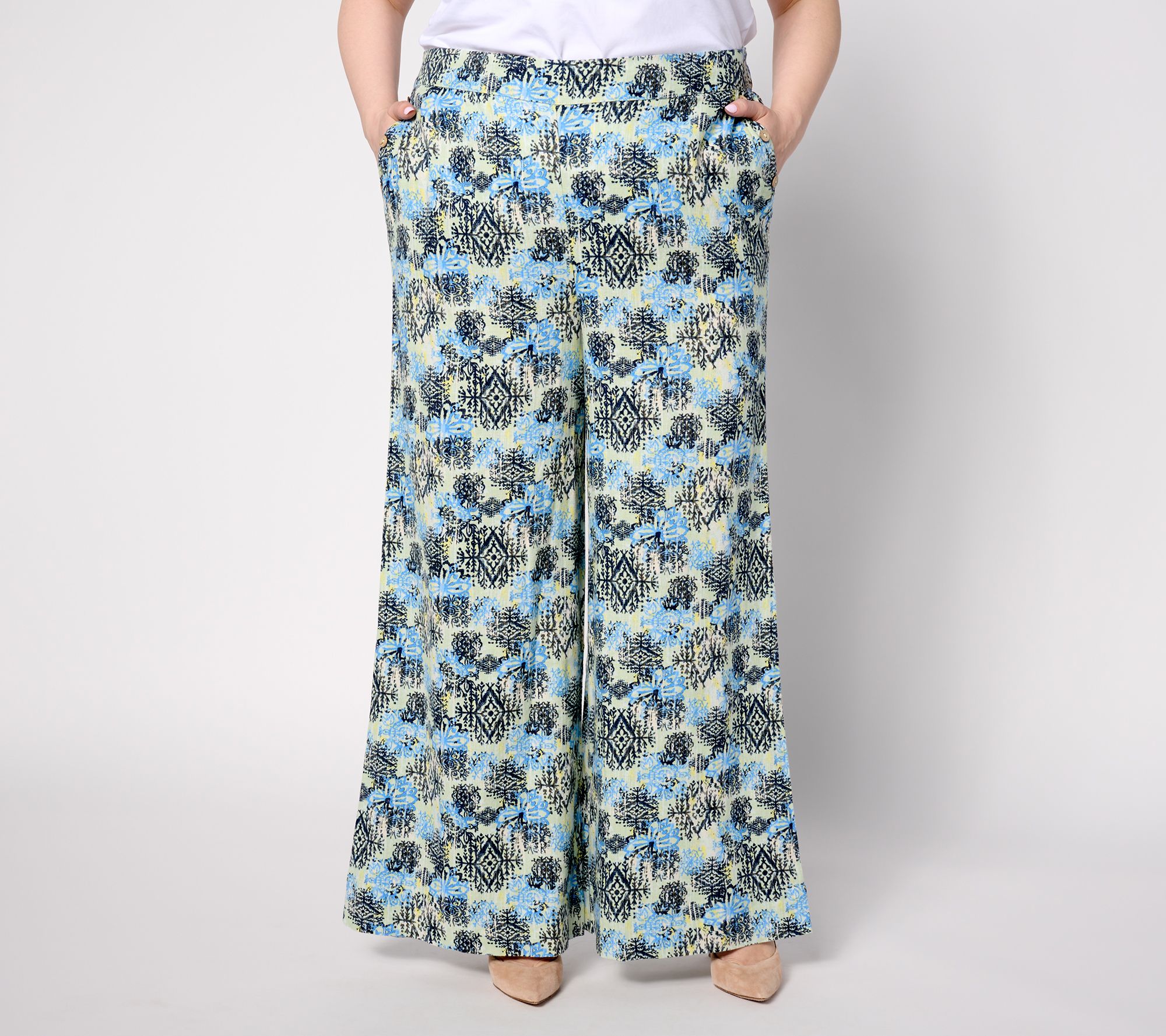 "As Is" Studio Park x Kerstin Lindquist Petite Tailored Beach Pant