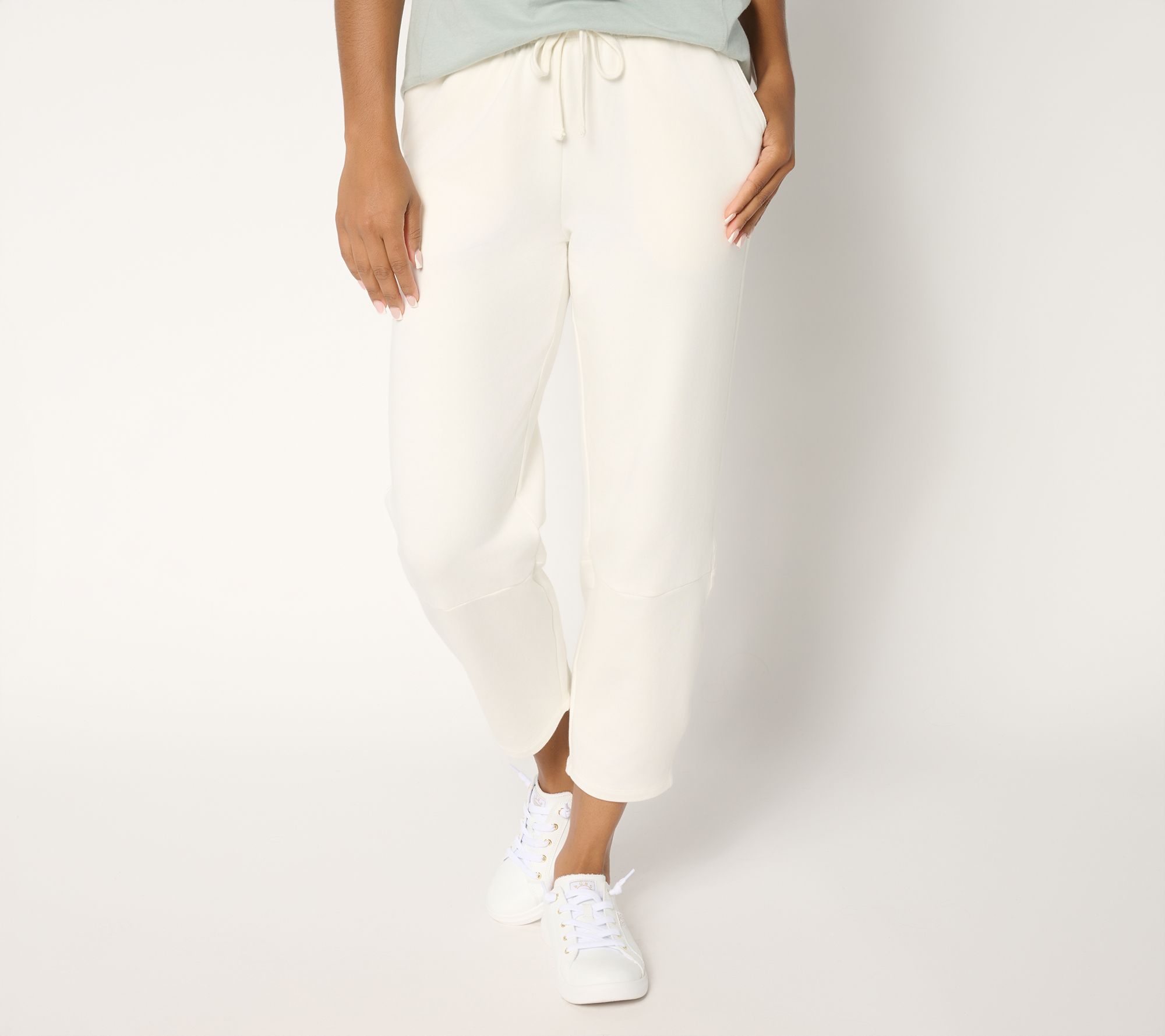 Barefoot Dreams Petite Malibu Collection Luxe Lounge Barrel Leg Pant